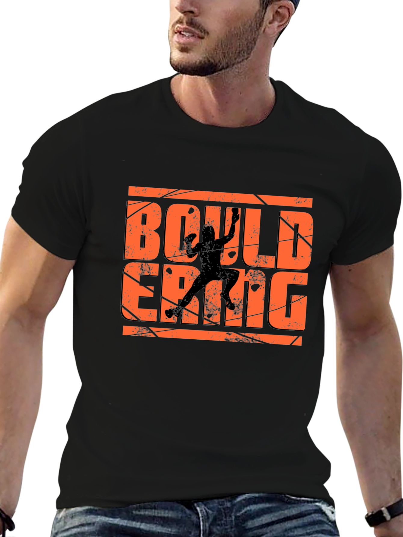 Bouldering Graphic Tee - Rock Climbing Shirt