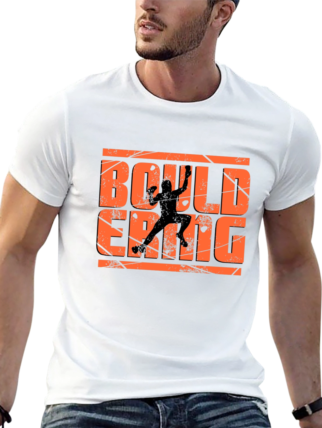 Bouldering Graphic Tee - Rock Climbing Shirt