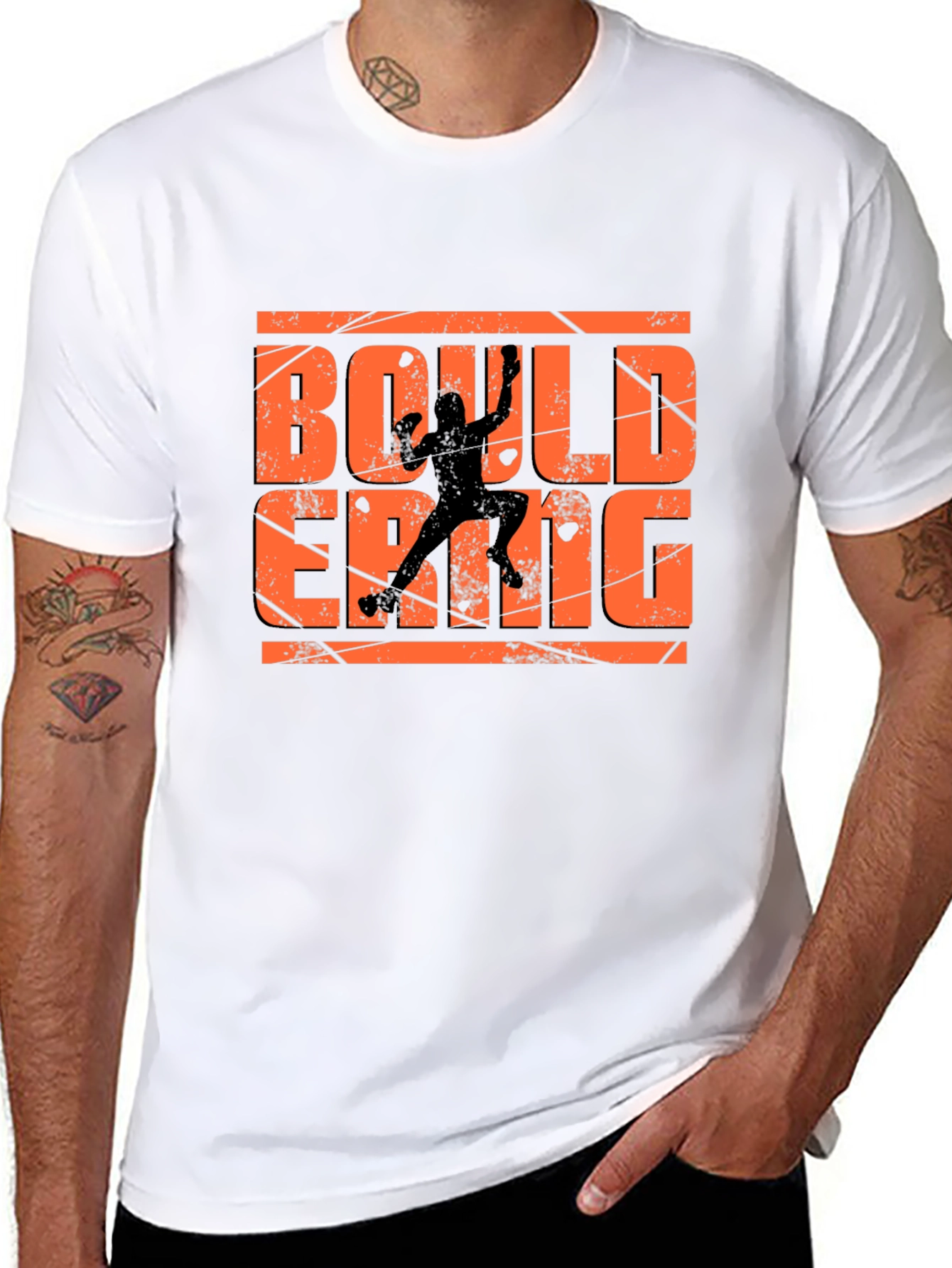 Bouldering Graphic Tee - Rock Climbing Shirt