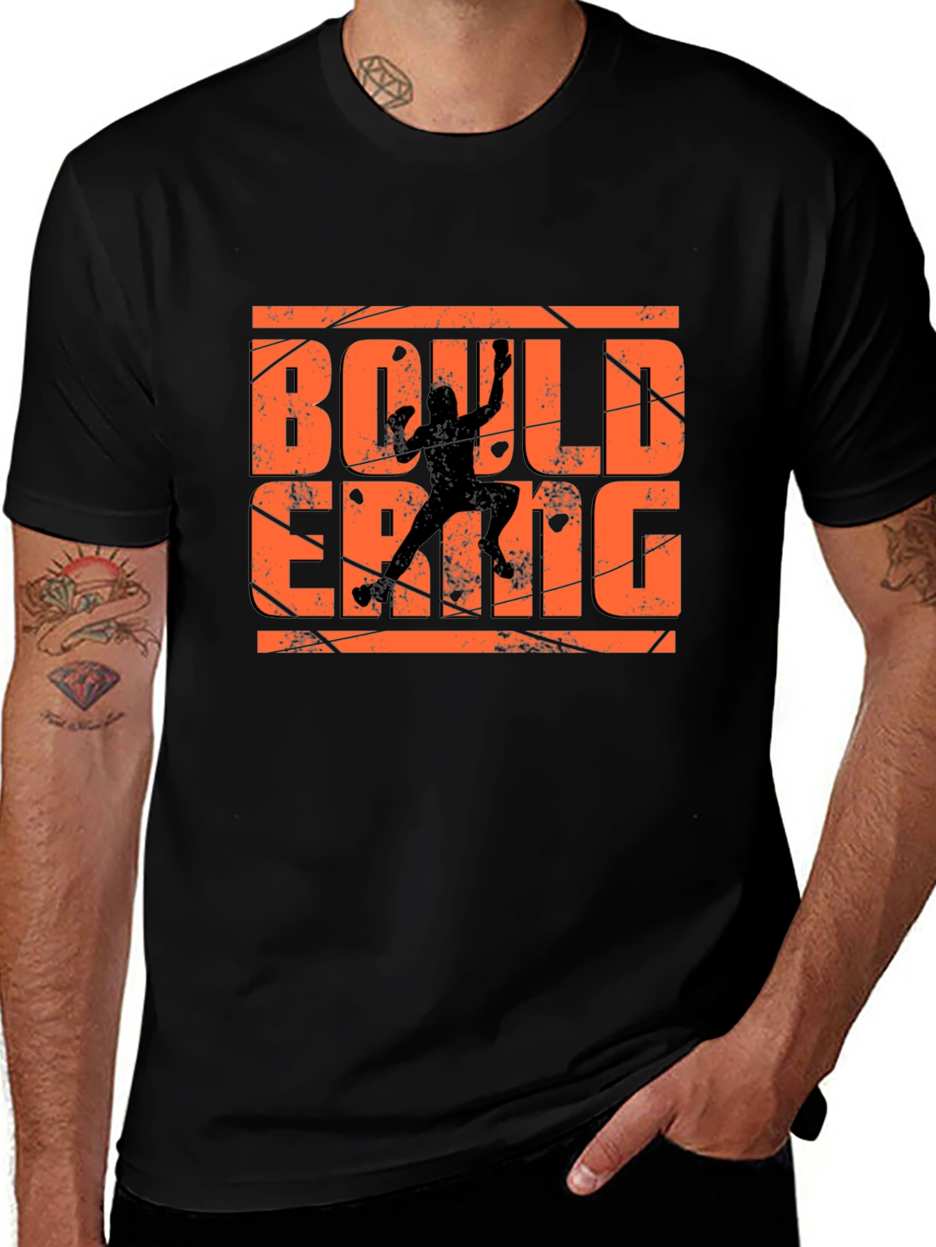 Bouldering Graphic Tee - Rock Climbing Shirt