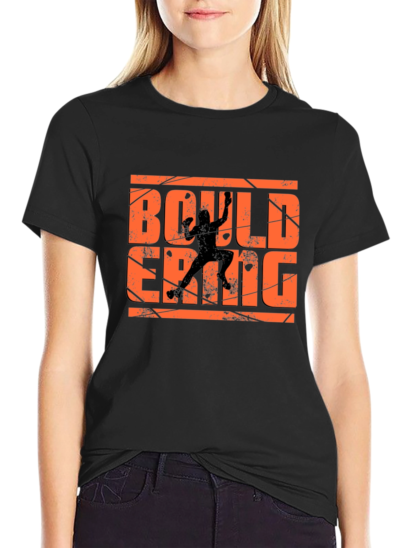 Bouldering Graphic Tee - Rock Climbing Shirt