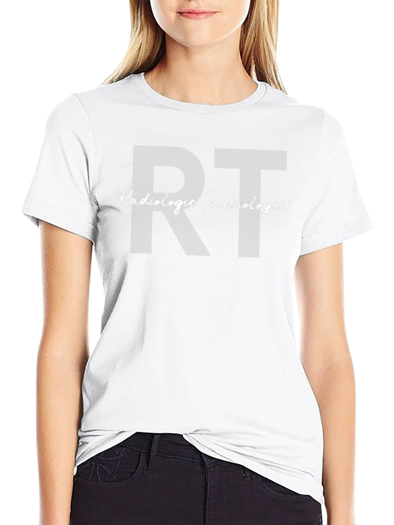 Radiologic Technologist T-Shirt - Black Cotton Blend