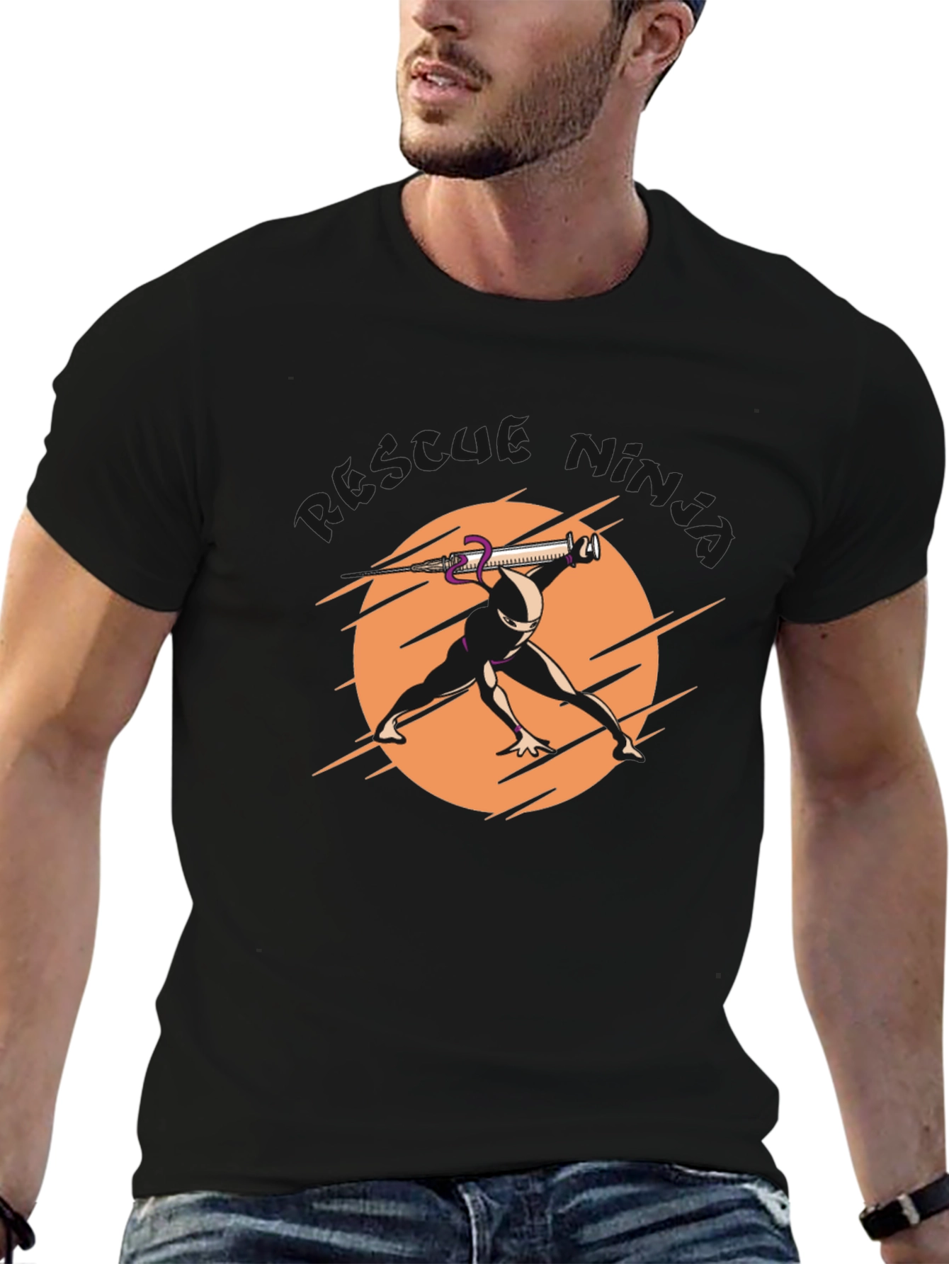 Injection Ninja T-Shirt - Funny Graphic Tee