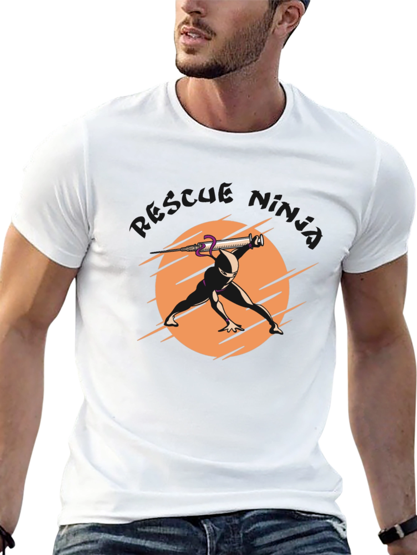 Injection Ninja T-Shirt - Funny Graphic Tee