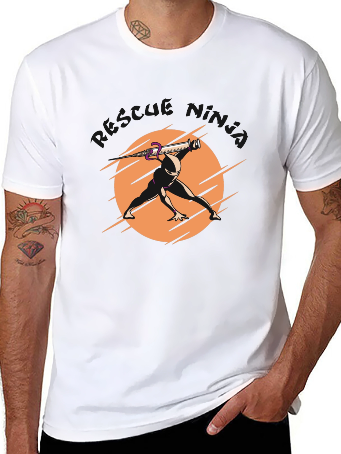Injection Ninja T-Shirt - Funny Graphic Tee