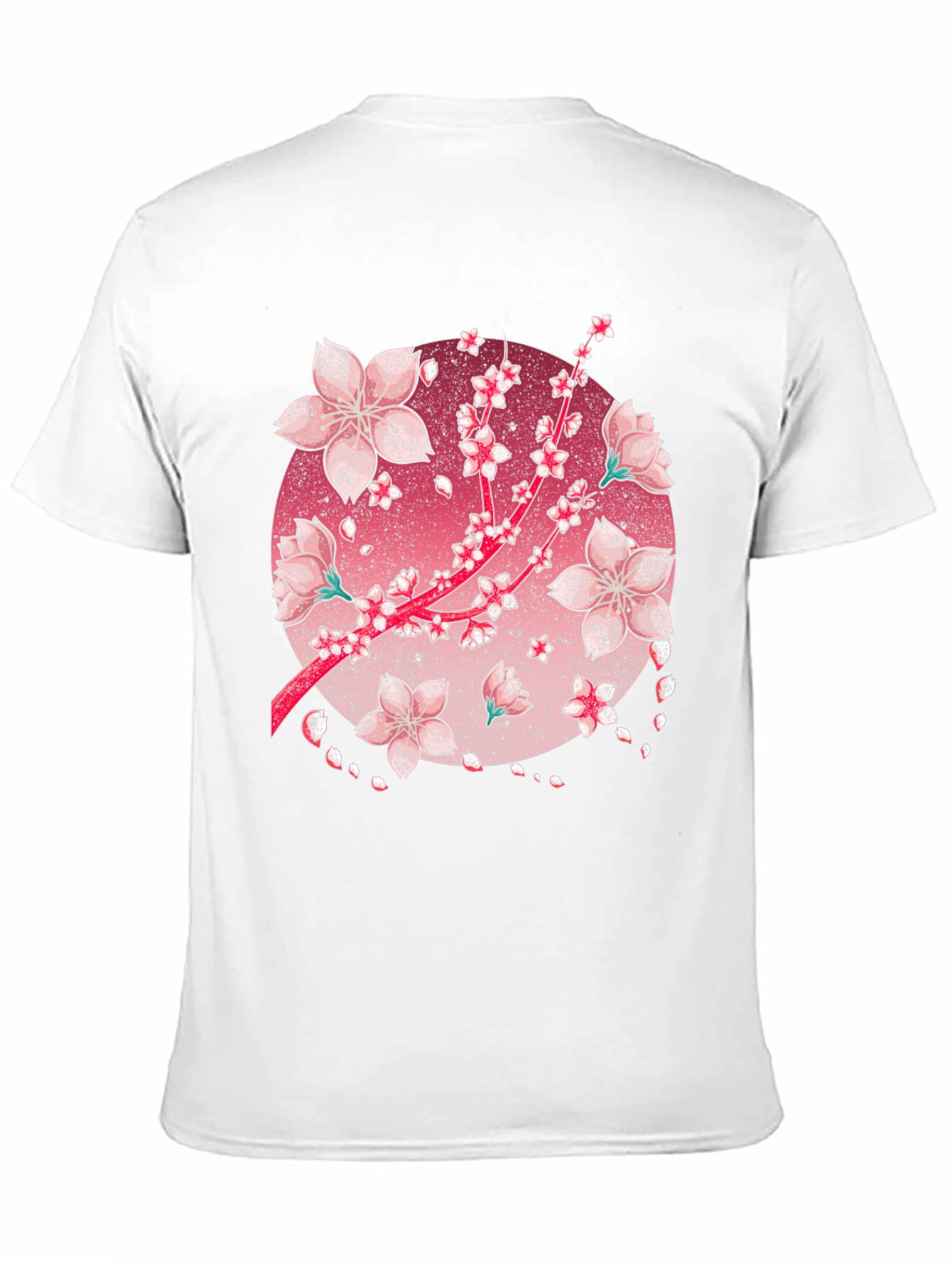 Cherry Blossom Graphic Tee - Black