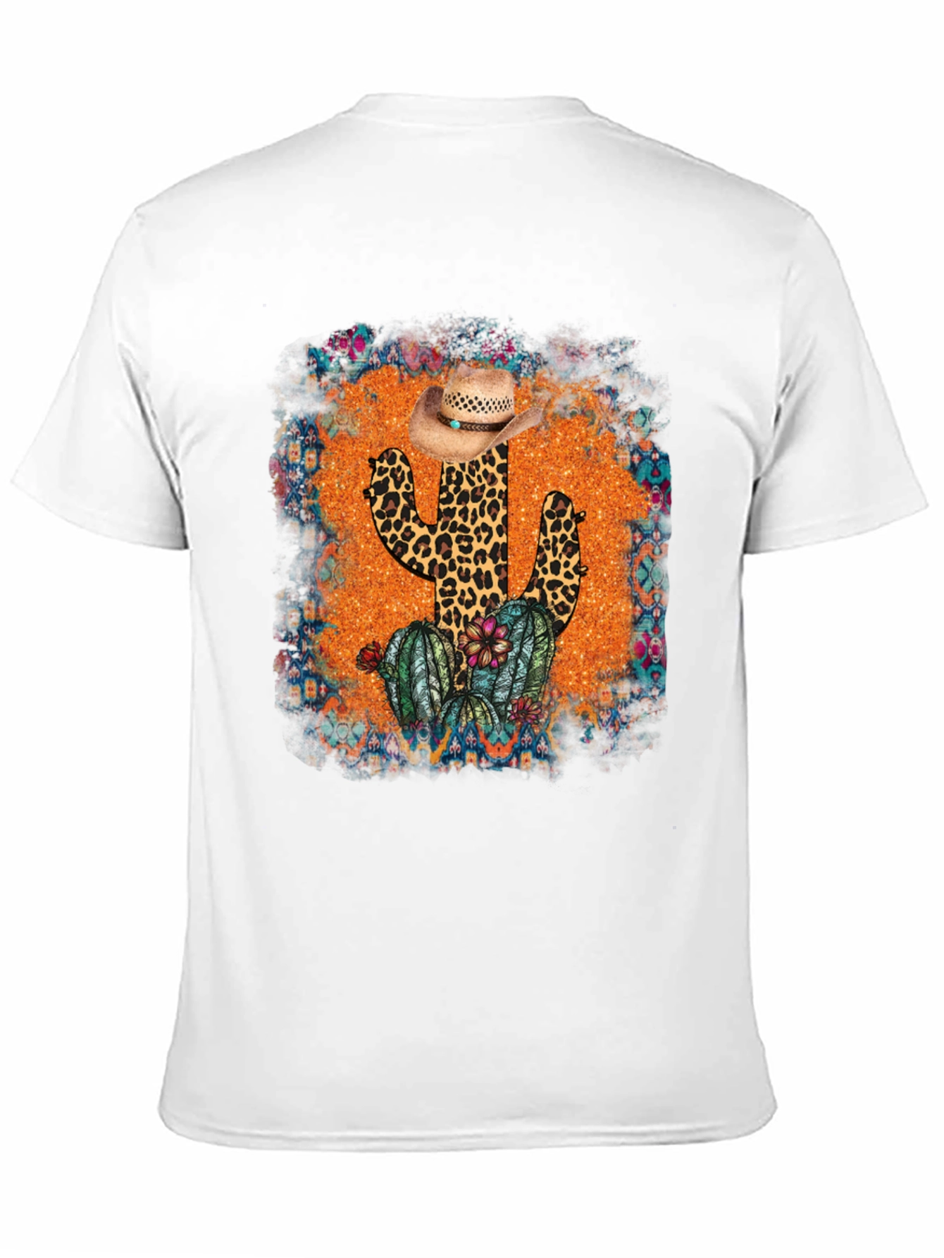 Leopard Cactus Cowboy Hat Tee
