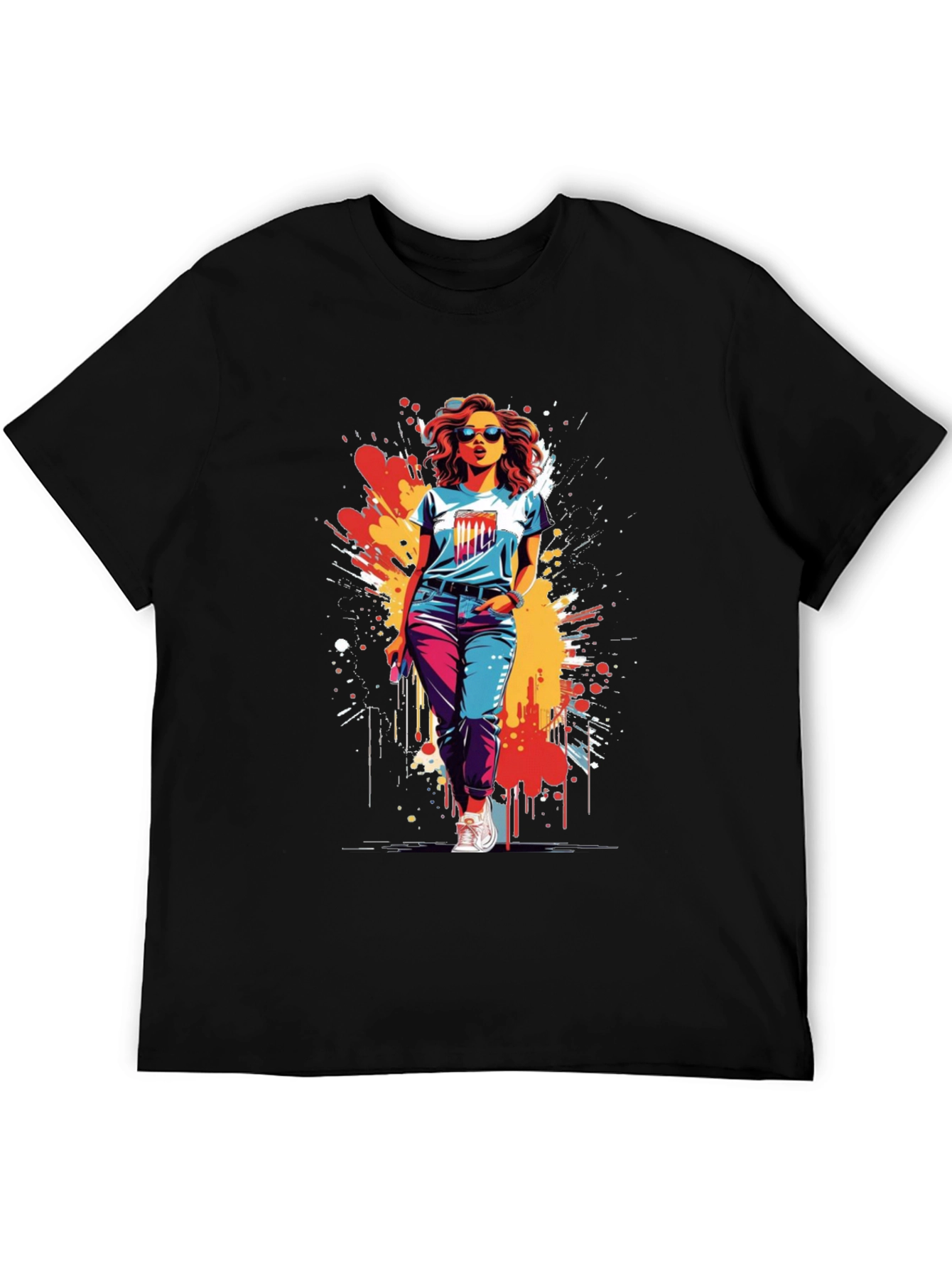 Retro Pop Art Graphic Tee - Urban Chic