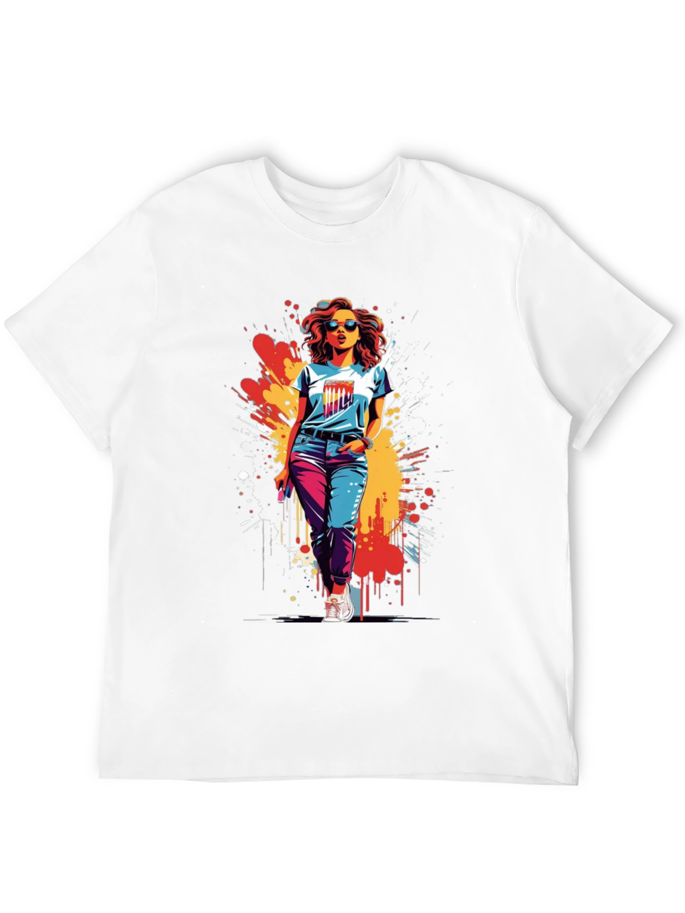 Retro Pop Art Graphic Tee - Urban Chic