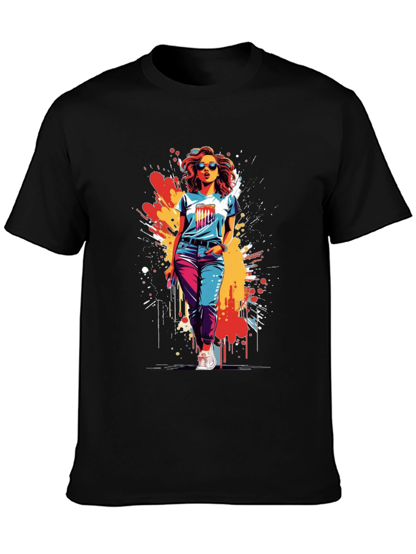 Retro Pop Art Graphic Tee - Urban Chic