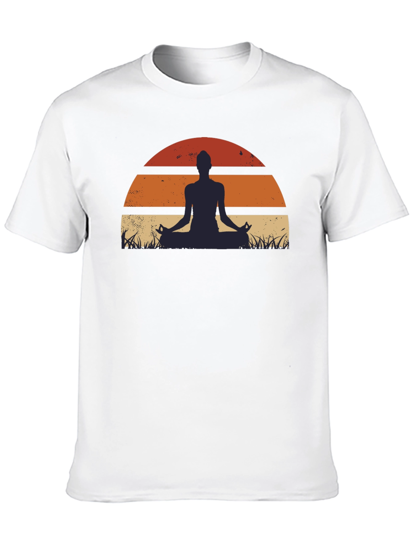 Yoga Sunset Graphic T-Shirt - Meditation Tee