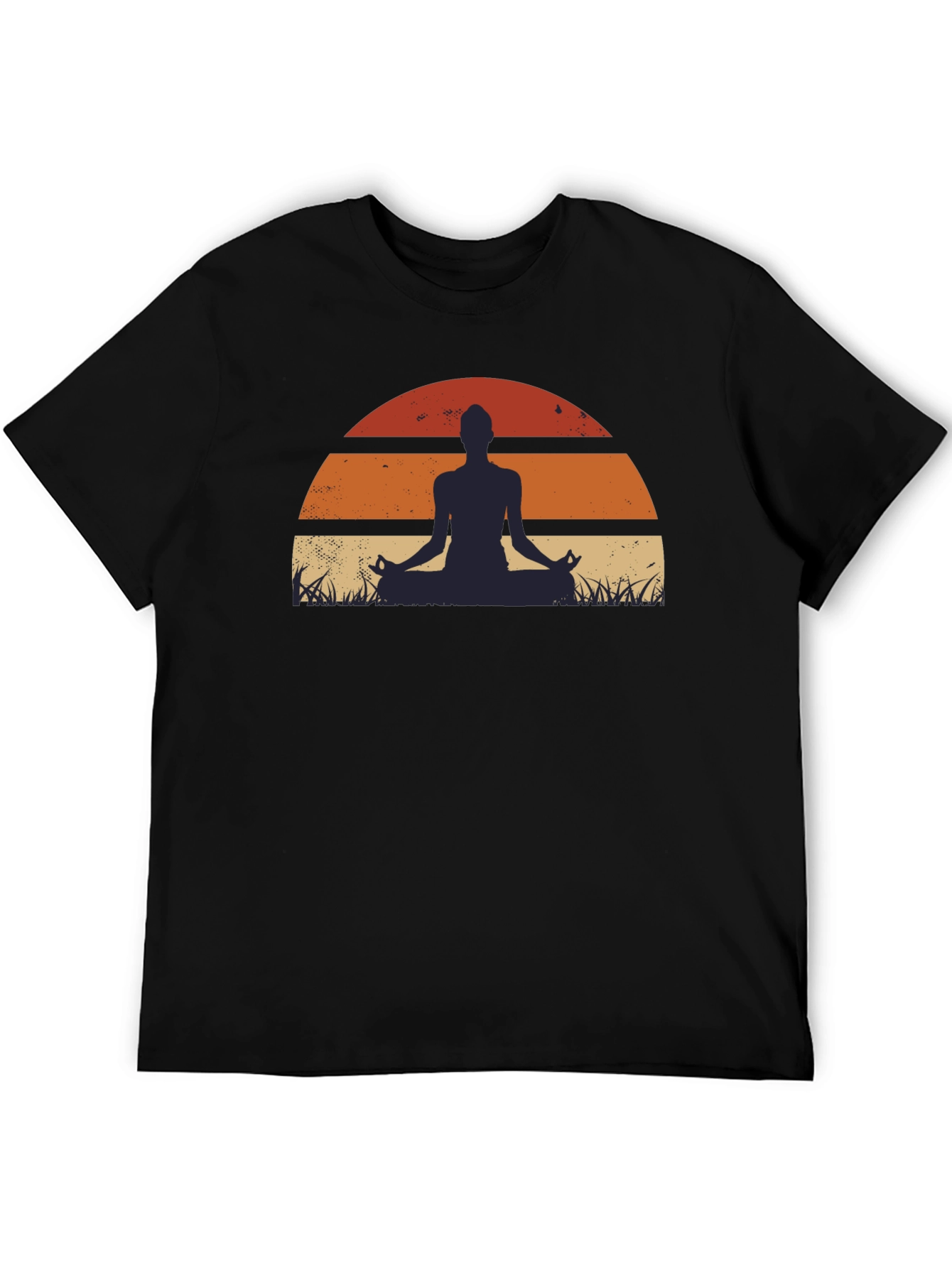 Yoga Sunset Graphic T-Shirt - Meditation Tee