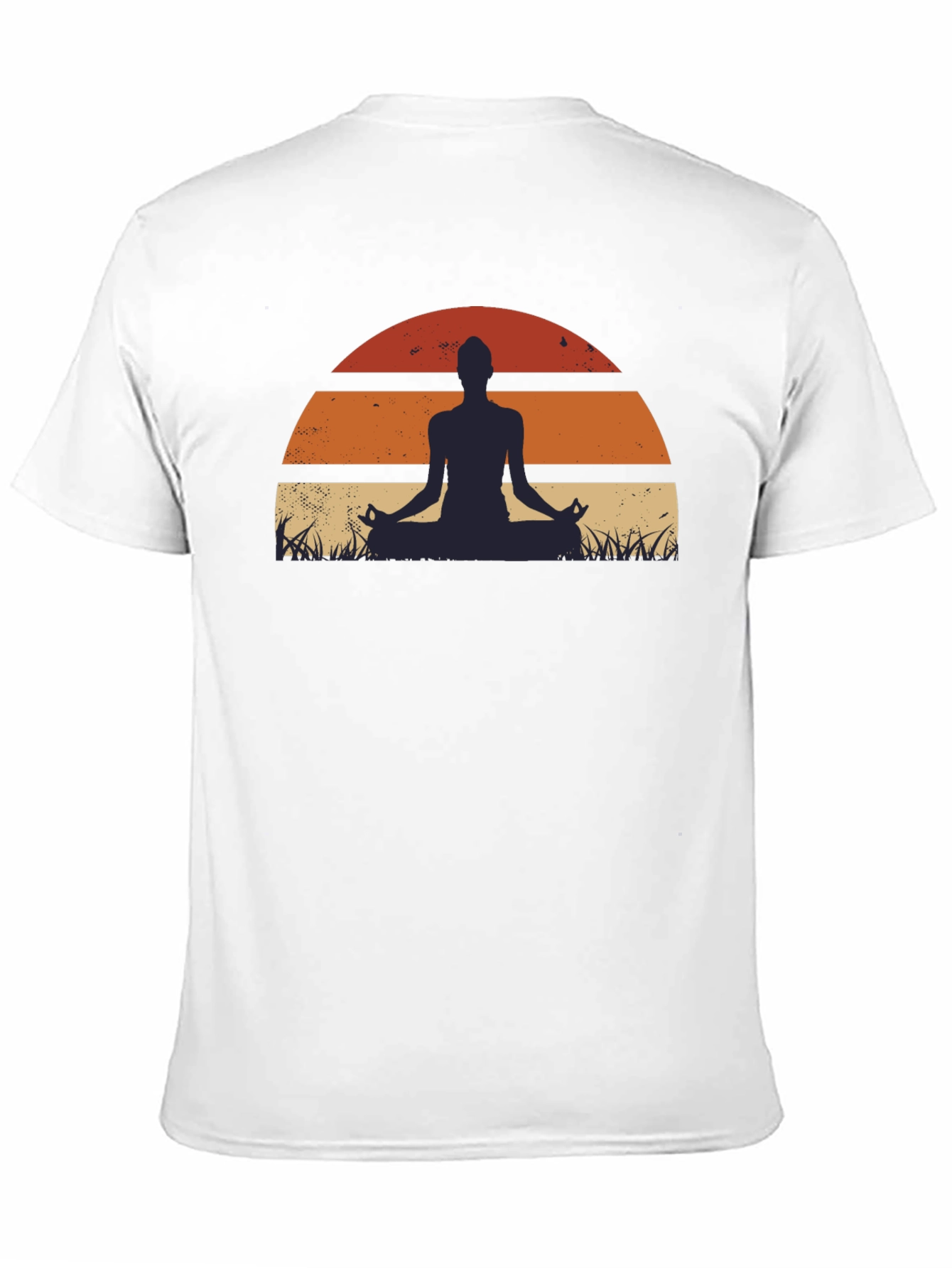 Yoga Sunset Graphic T-Shirt - Meditation Tee