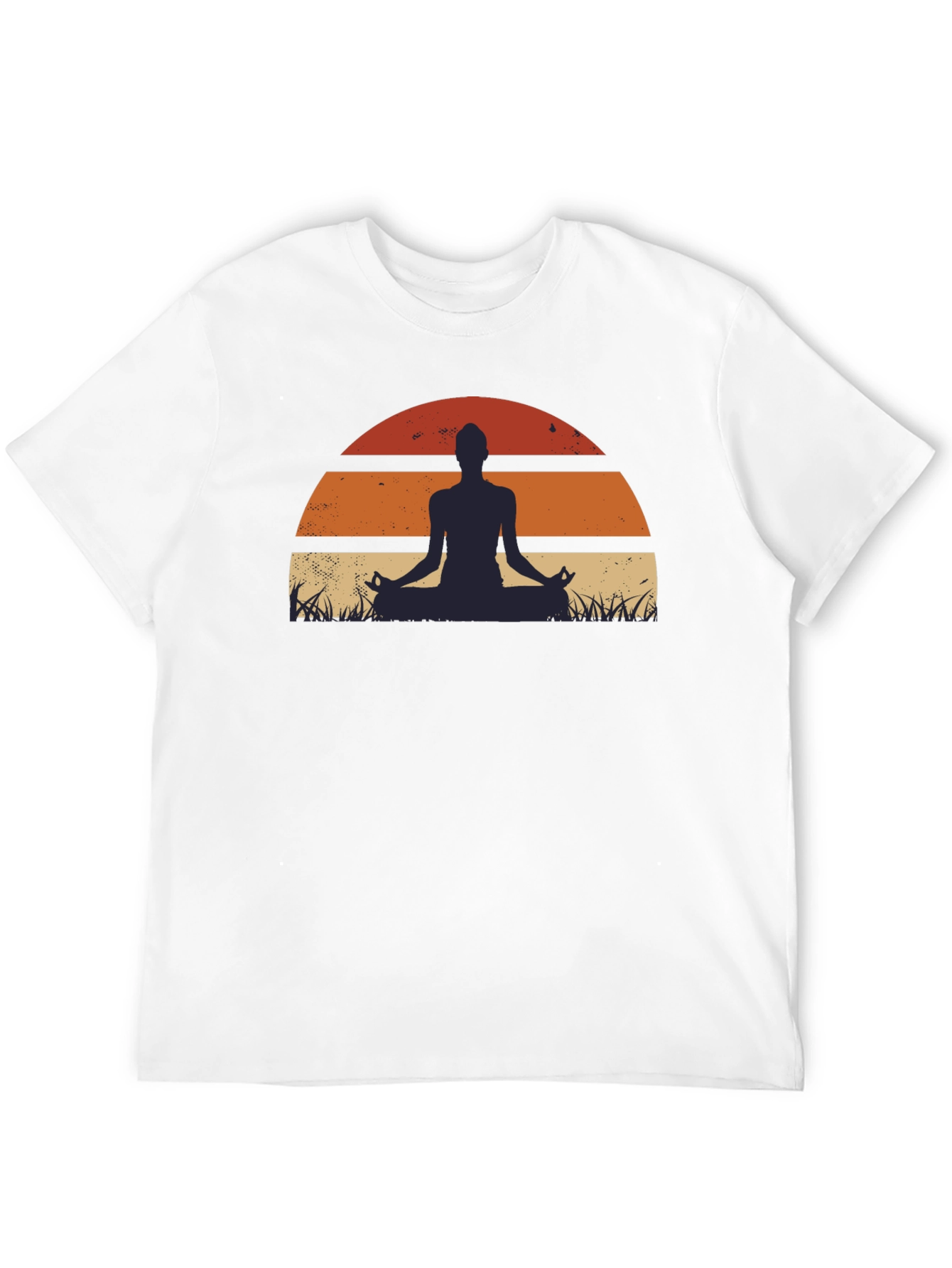Yoga Sunset Graphic T-Shirt - Meditation Tee