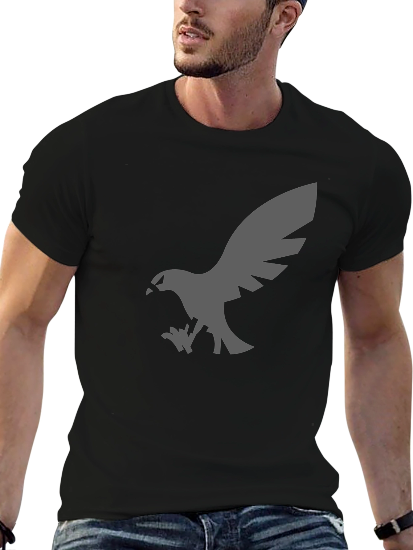 Eagle Graphic T-Shirt - Mens Black Tee