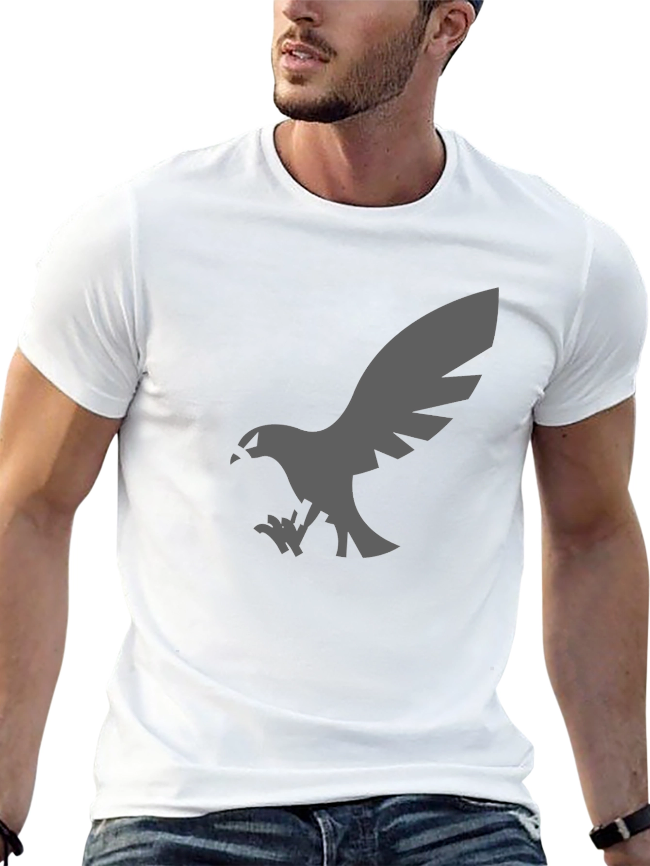 Eagle Graphic T-Shirt - Mens Black Tee