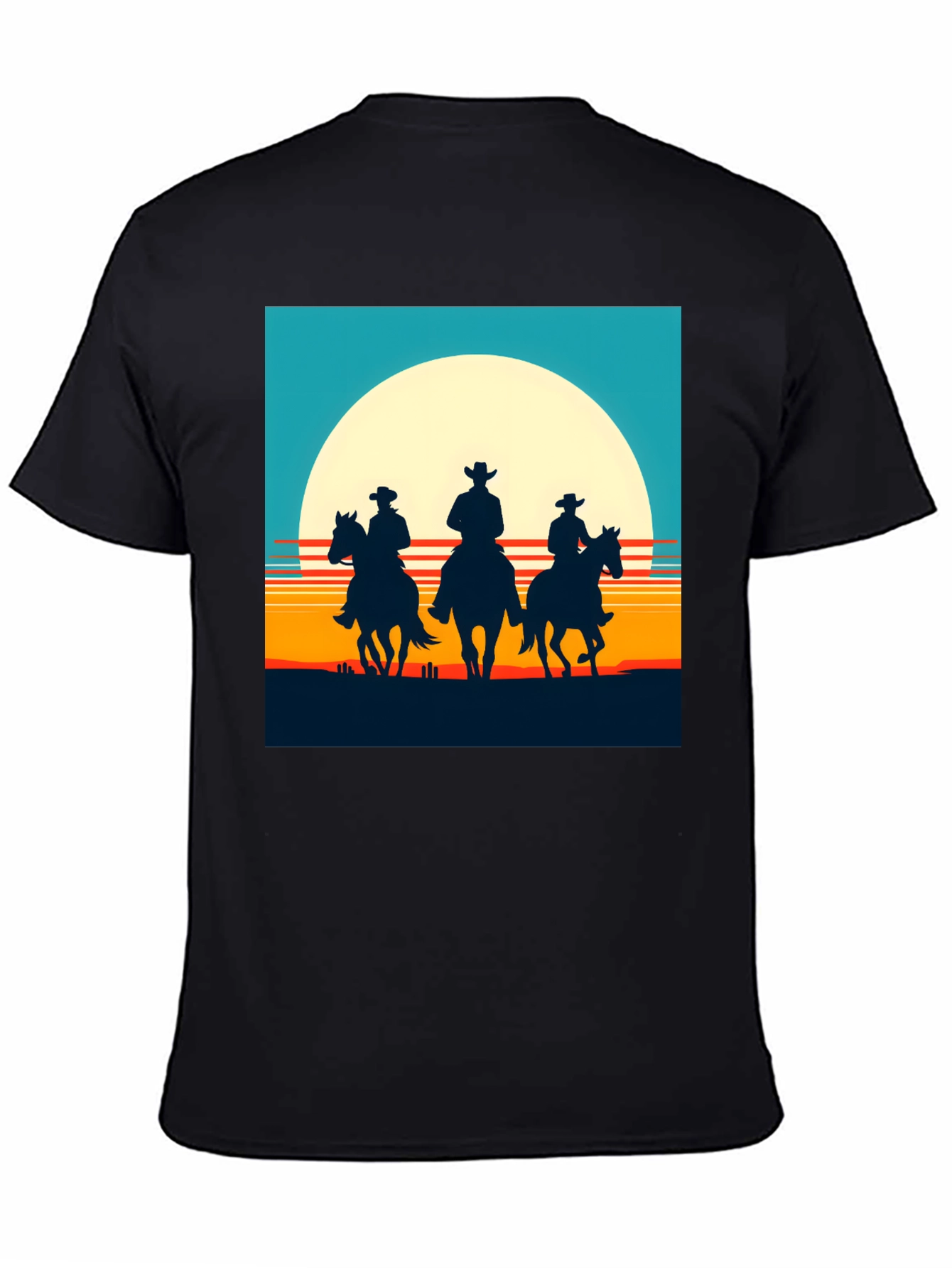 Cowboy Sunset Graphic T-Shirt