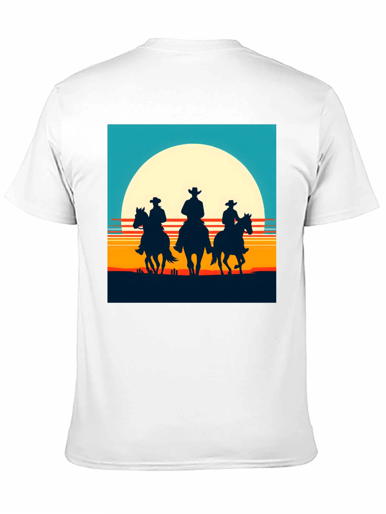 Cowboy Sunset Graphic T-Shirt