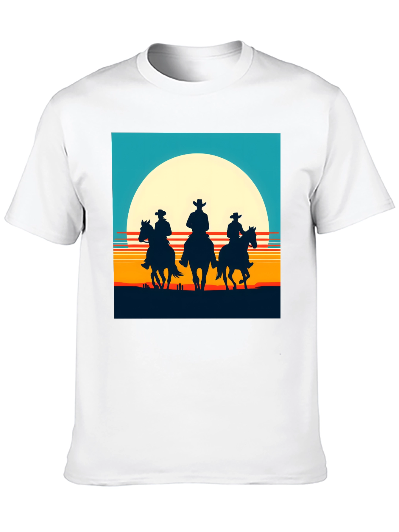Cowboy Sunset Graphic T-Shirt