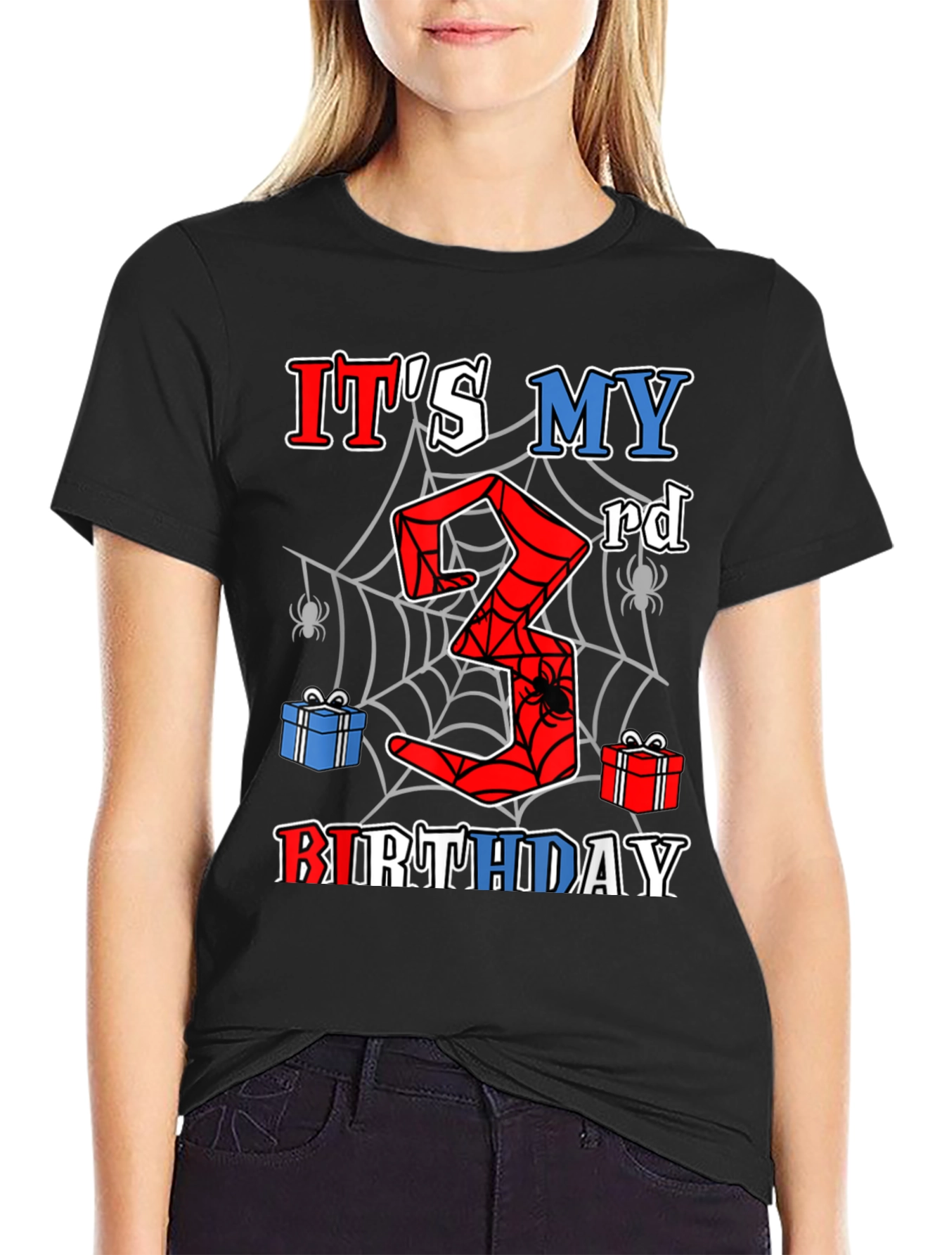Spiderman 3rd Birthday Boy T-Shirt