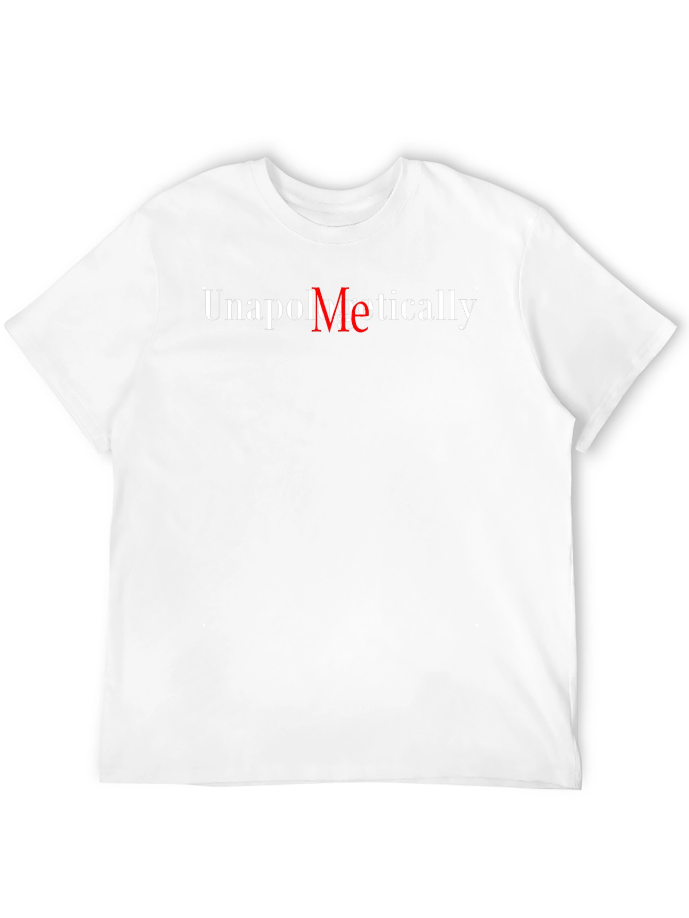 Unapologetically Me Graphic Tee - Black Cotton Shirt