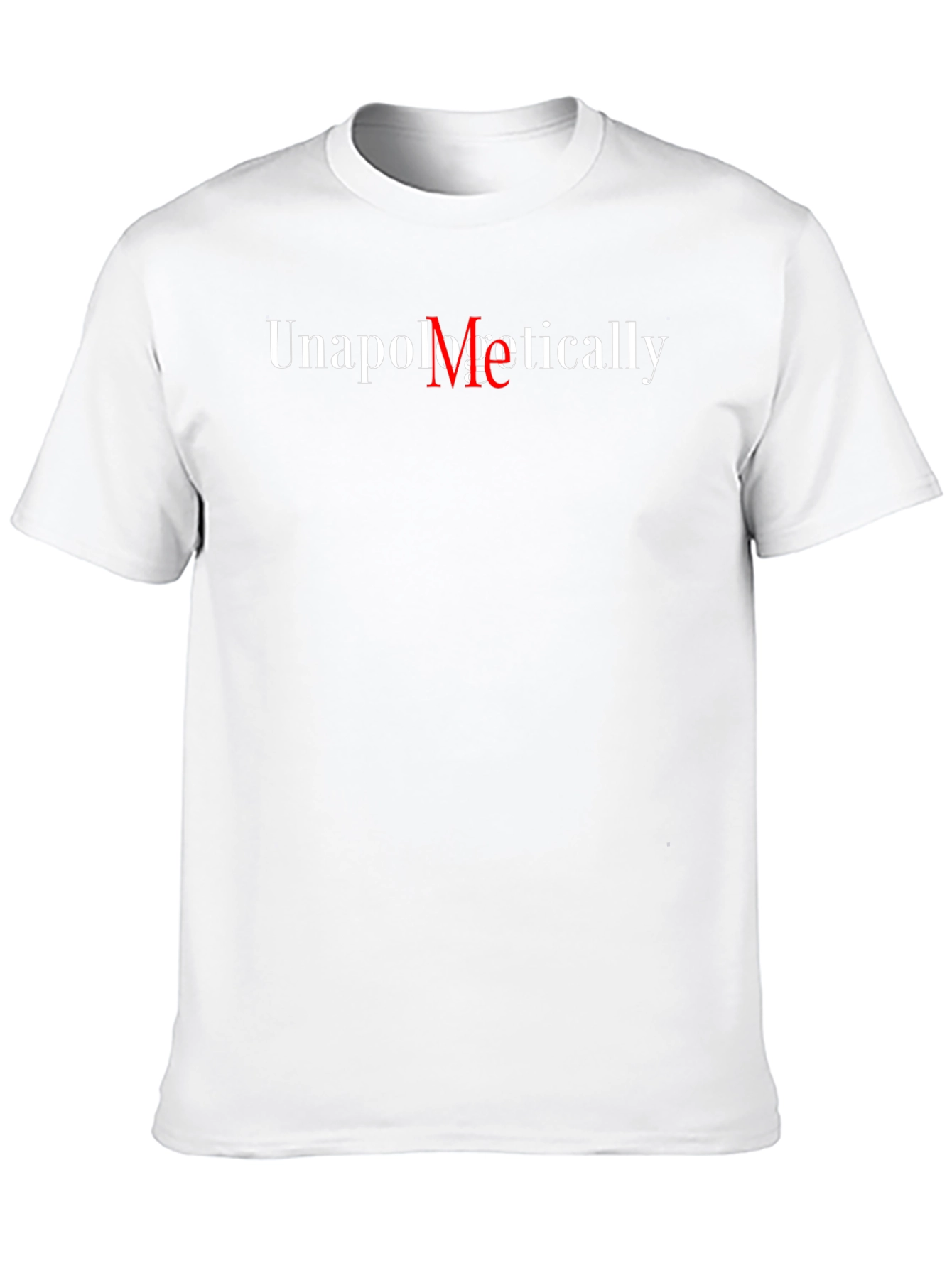 Unapologetically Me Graphic Tee - Black Cotton Shirt