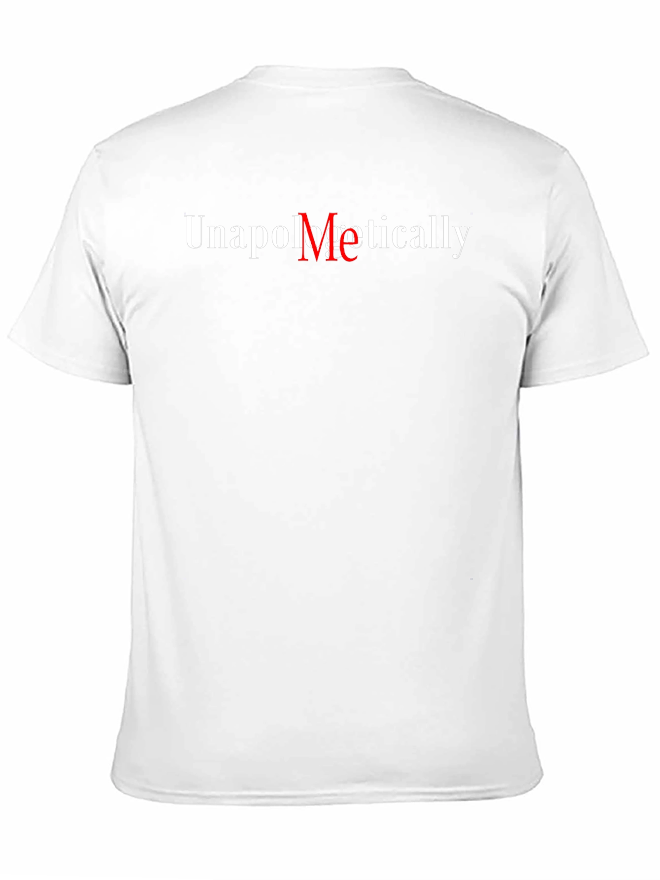 Unapologetically Me Graphic Tee - Black Cotton Shirt