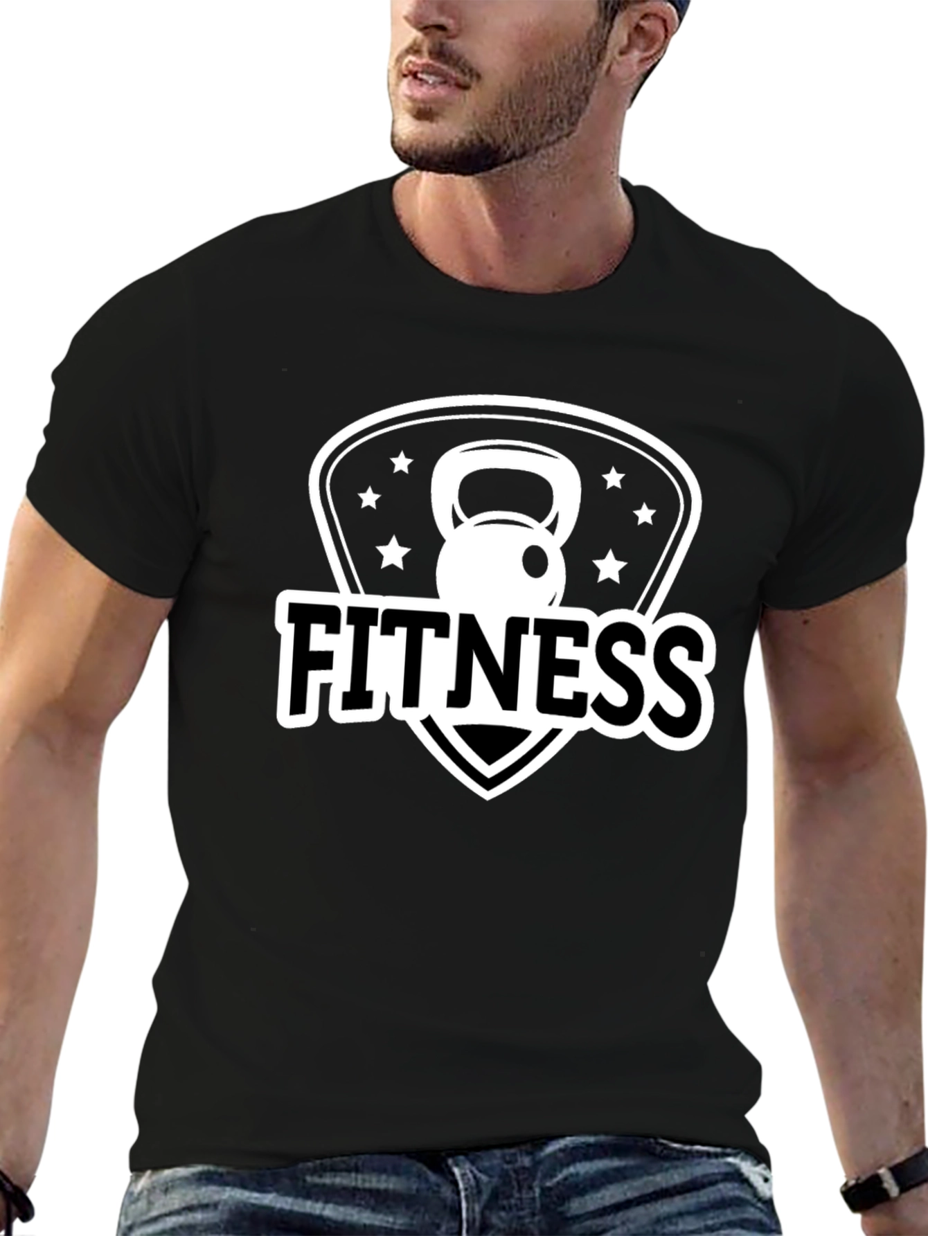 Fitness Kettlebell Graphic Tee