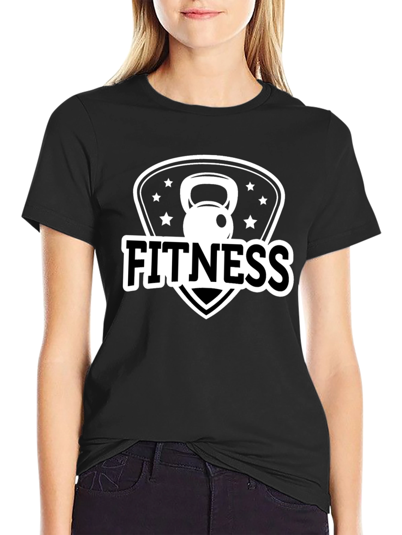 Fitness Kettlebell Graphic Tee