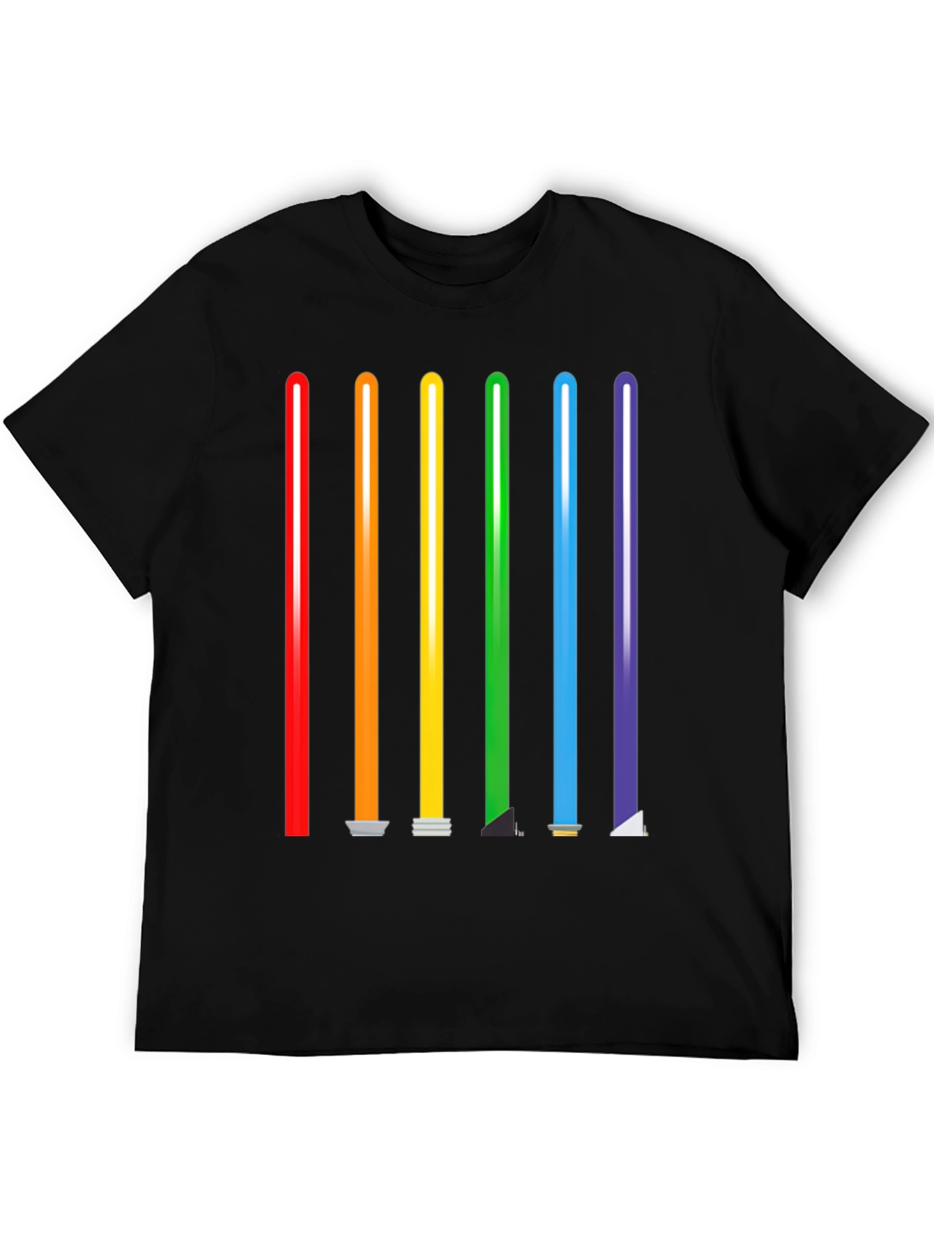 Rainbow Lightsaber Graphic Tee