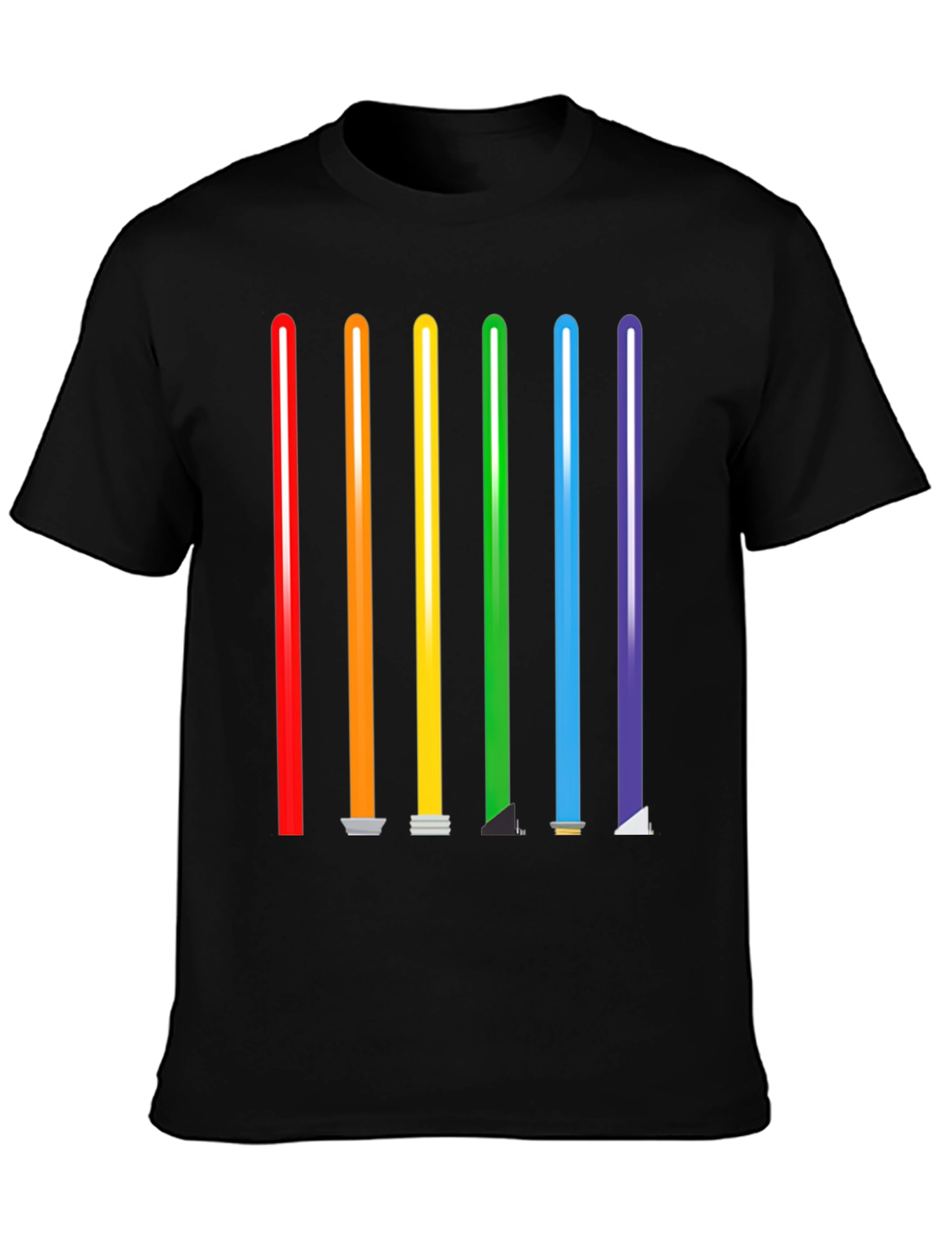 Rainbow Lightsaber Graphic Tee