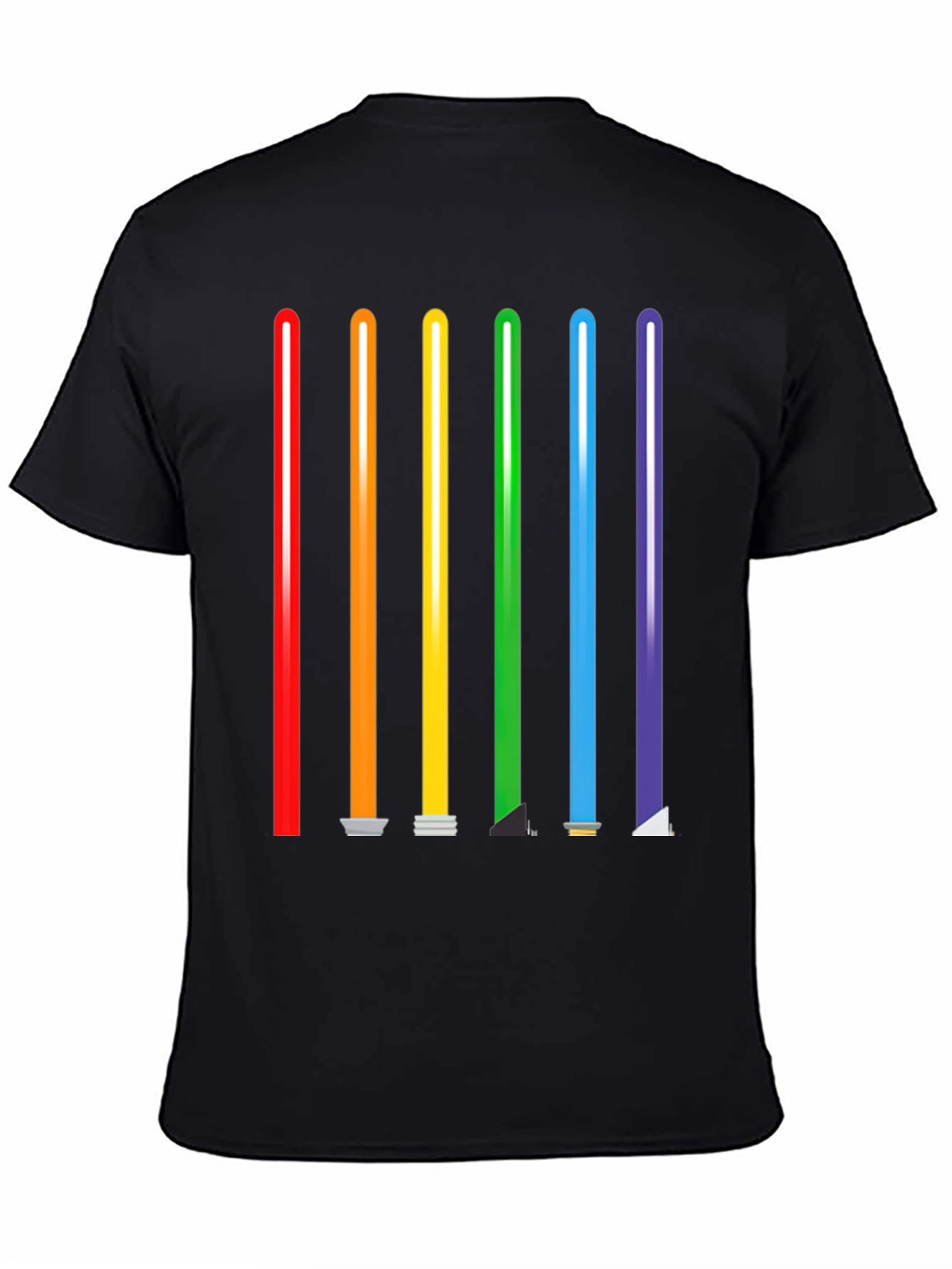 Rainbow Lightsaber Graphic Tee