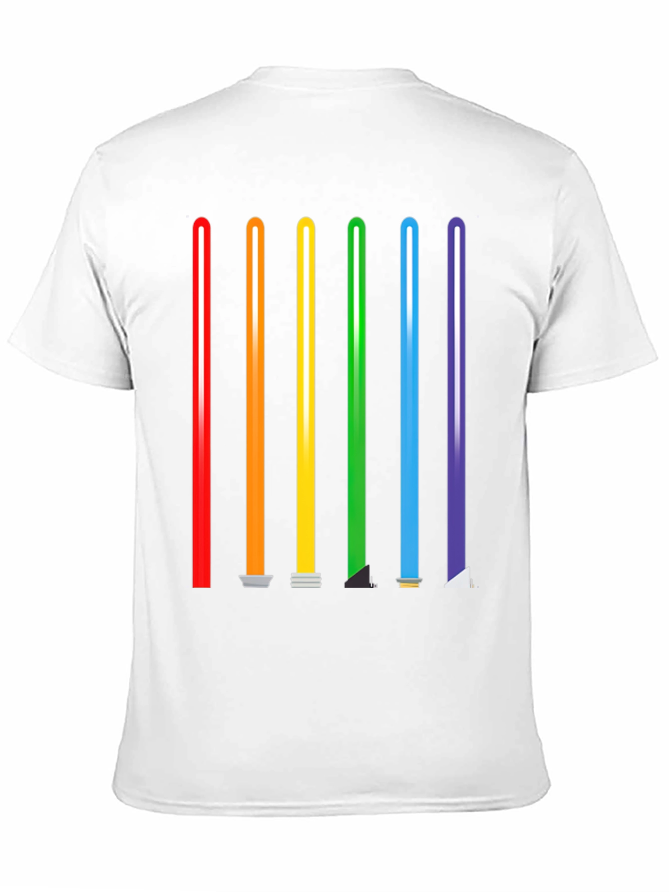 Rainbow Lightsaber Graphic Tee