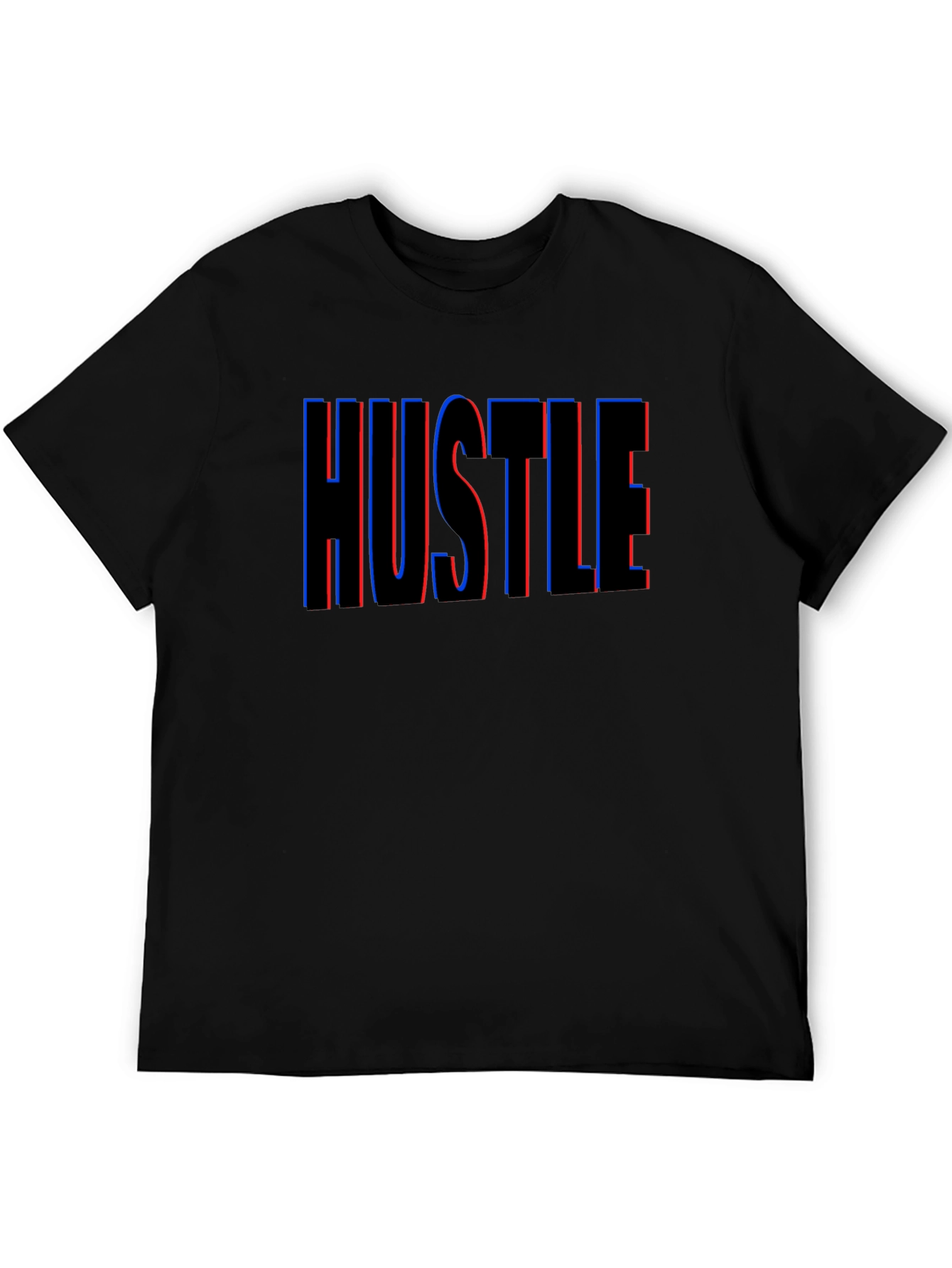 HUSTLE Graphic Tee - Premium Cotton Blend