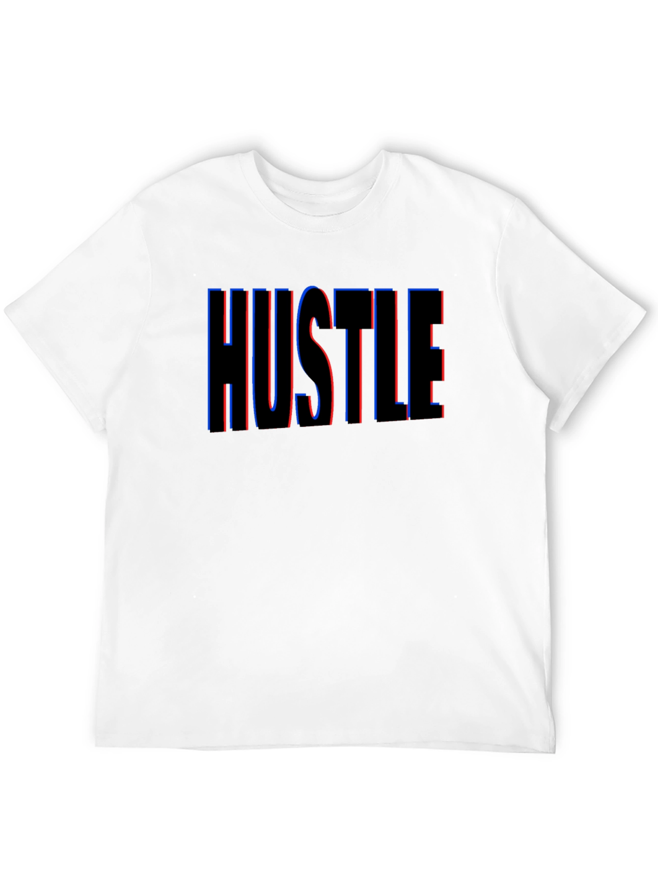 HUSTLE Graphic Tee - Premium Cotton Blend
