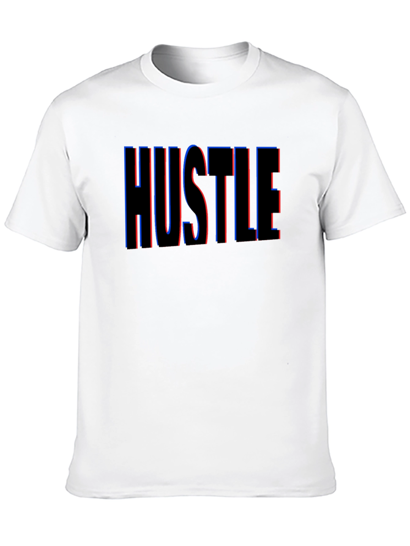 HUSTLE Graphic Tee - Premium Cotton Blend