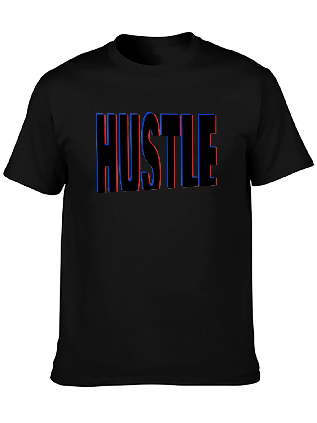 HUSTLE Graphic Tee - Premium Cotton Blend