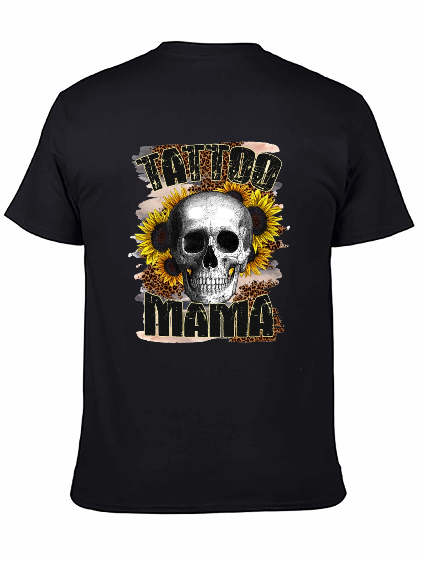 Tattoo Mama Skull Graphic Tee - Black