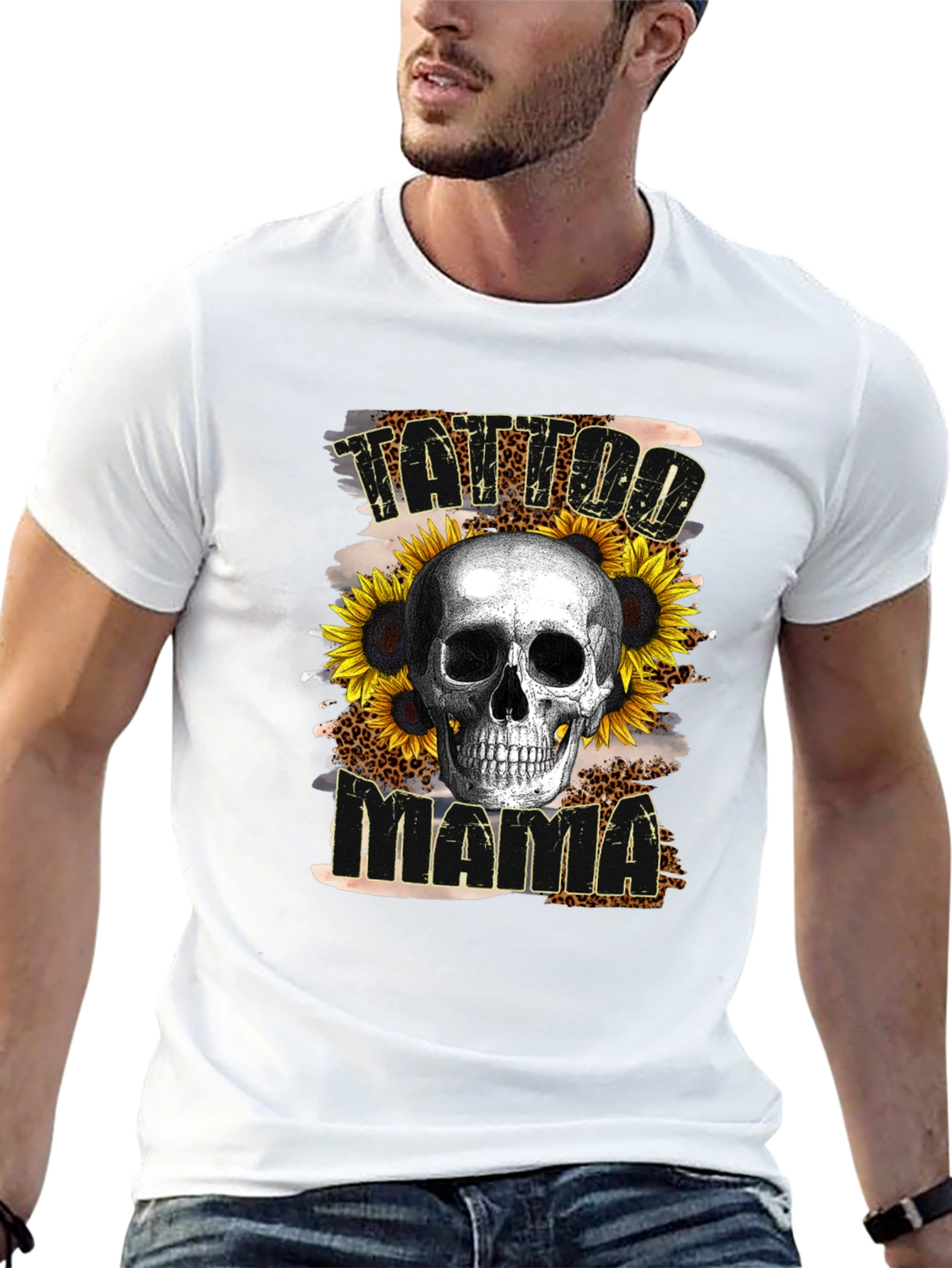 Tattoo Mama Skull Graphic Tee - Black