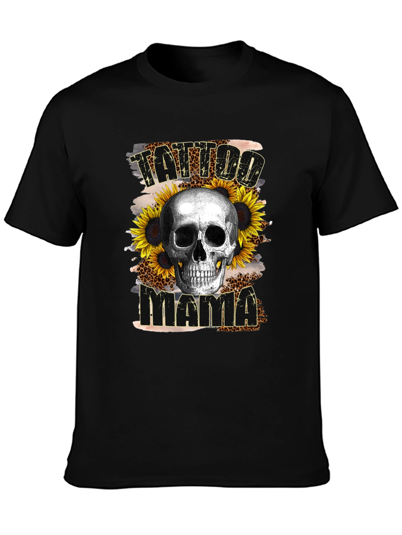 Tattoo Mama Skull Graphic Tee - Black