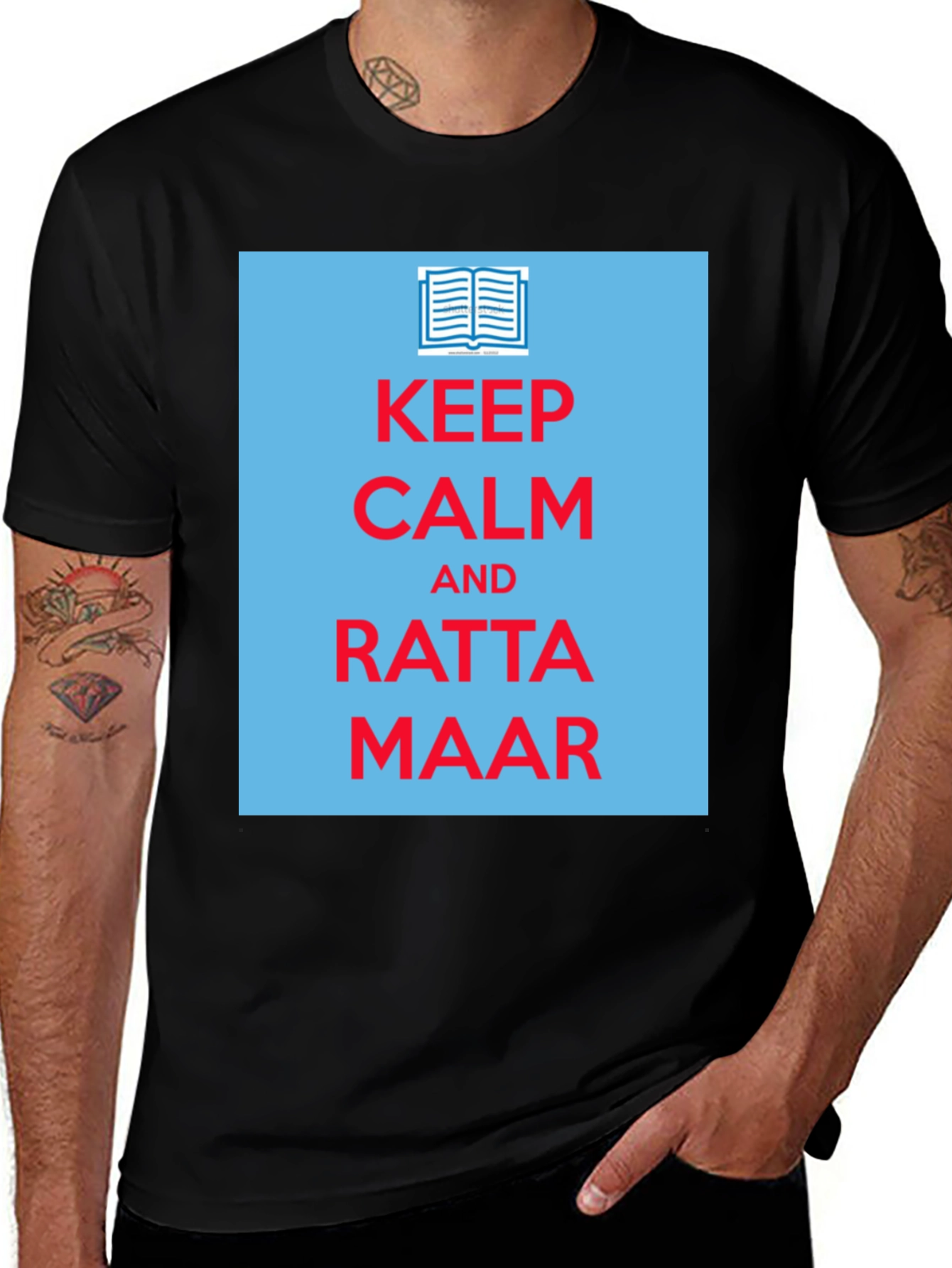Keep Calm Ratta Maar T-Shirt