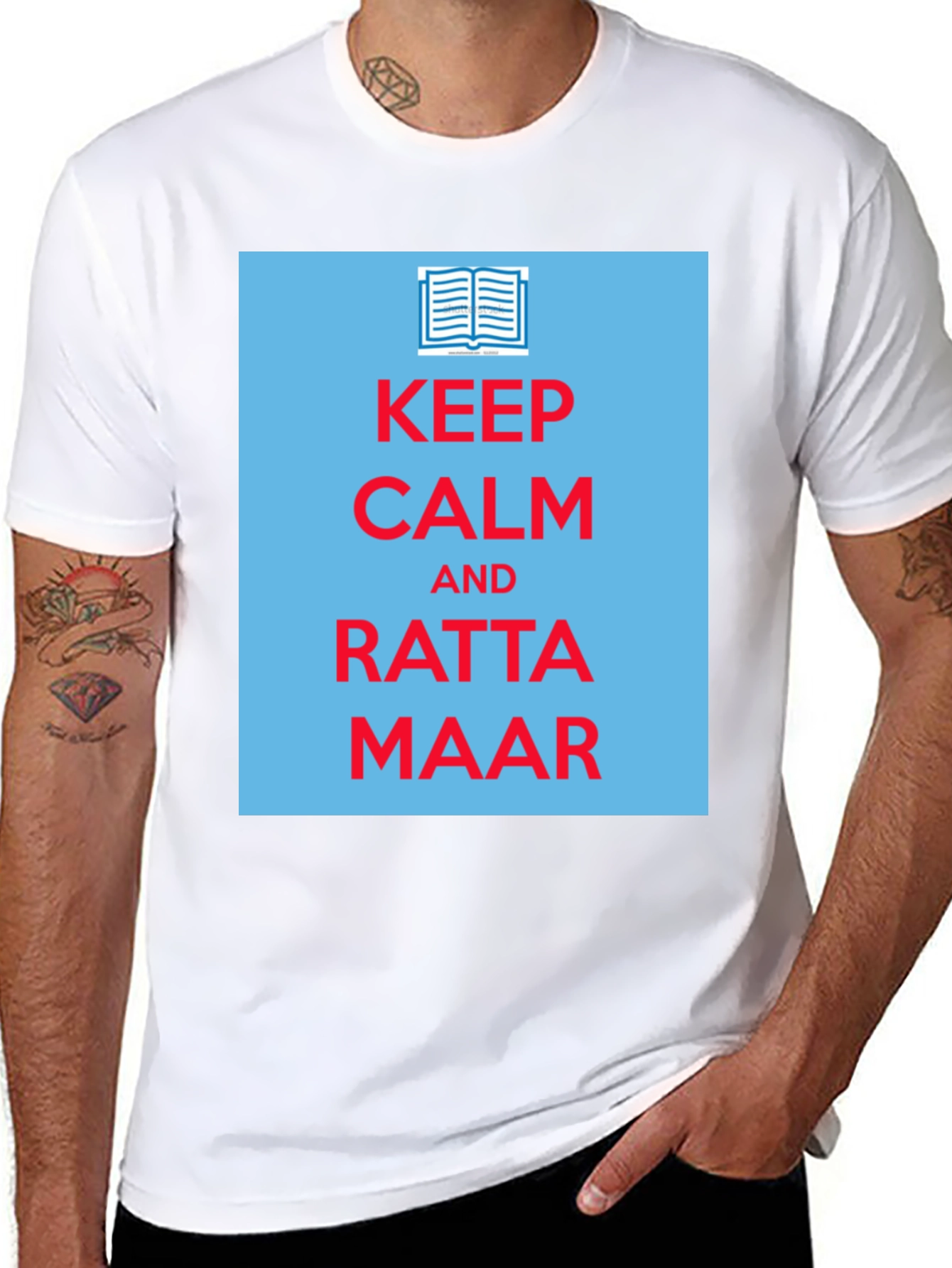 Keep Calm Ratta Maar T-Shirt