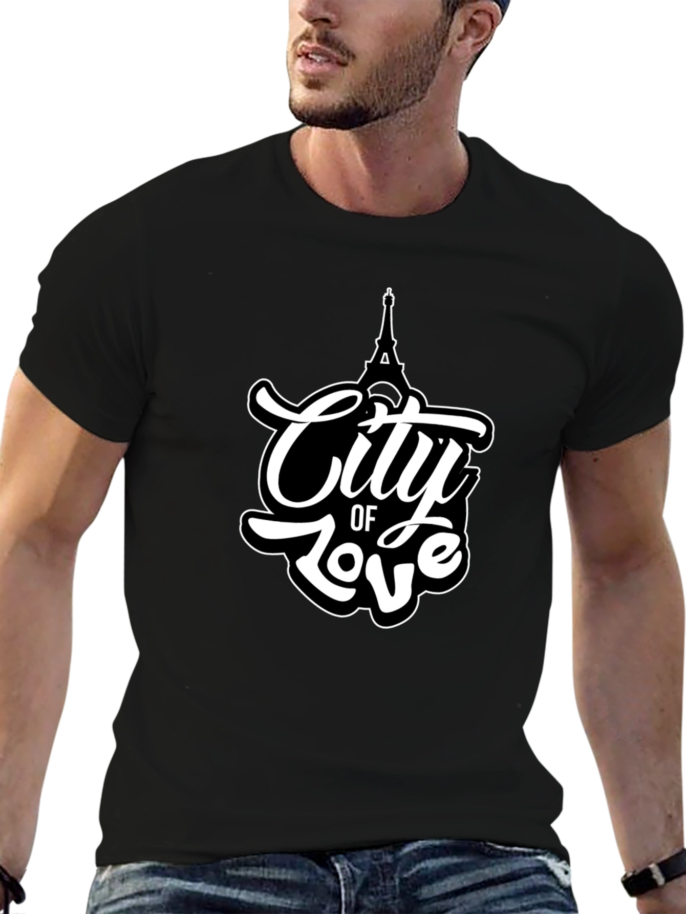 City of Love Eiffel Tower Graphic Tee