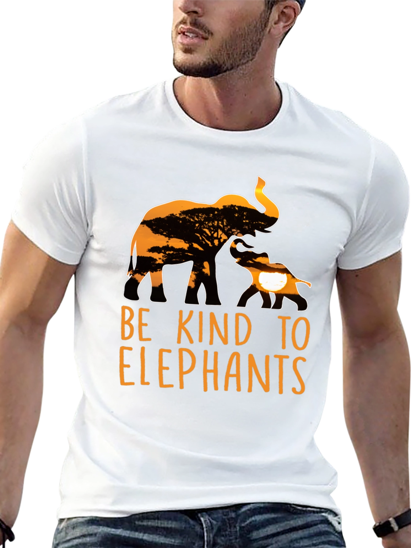 Be Kind to Elephants Graphic Tee