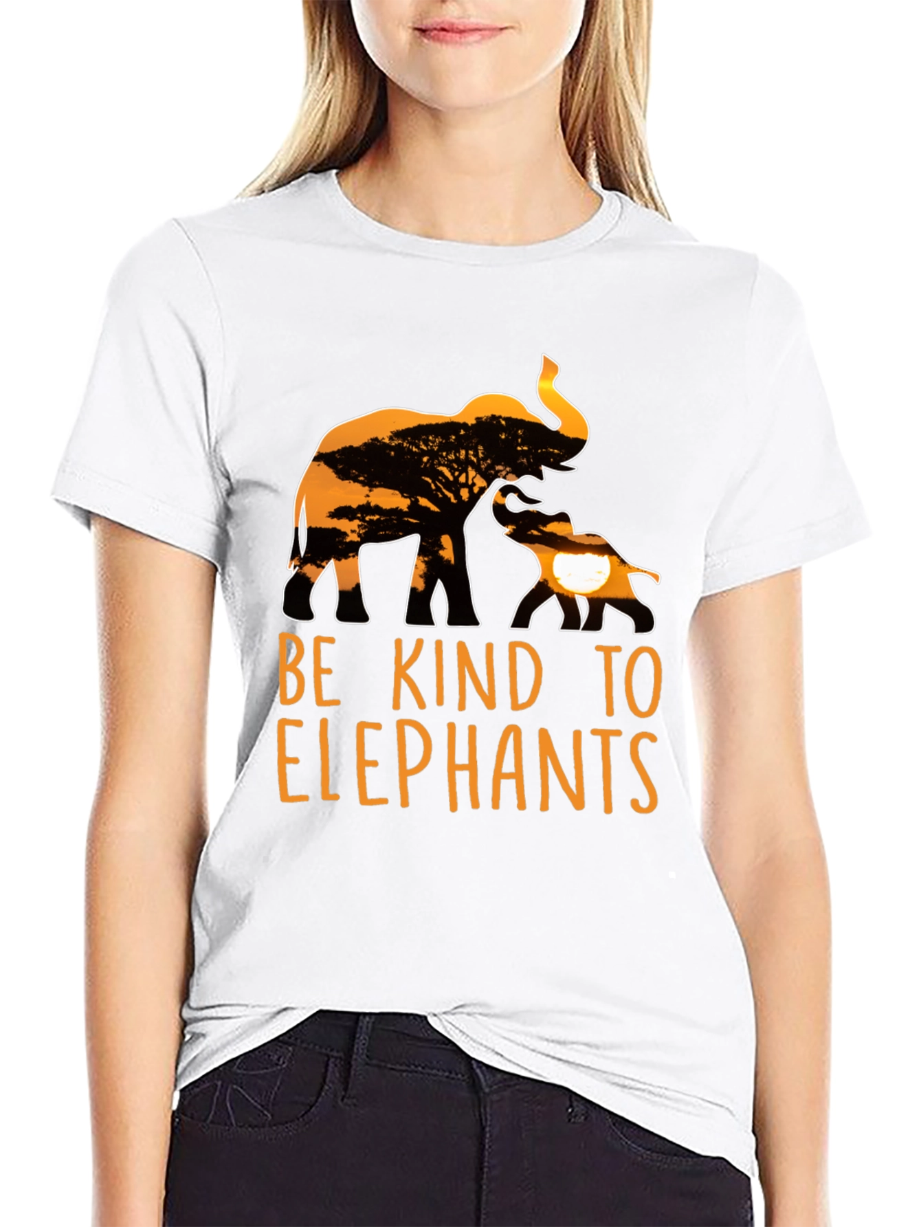Be Kind to Elephants Graphic Tee