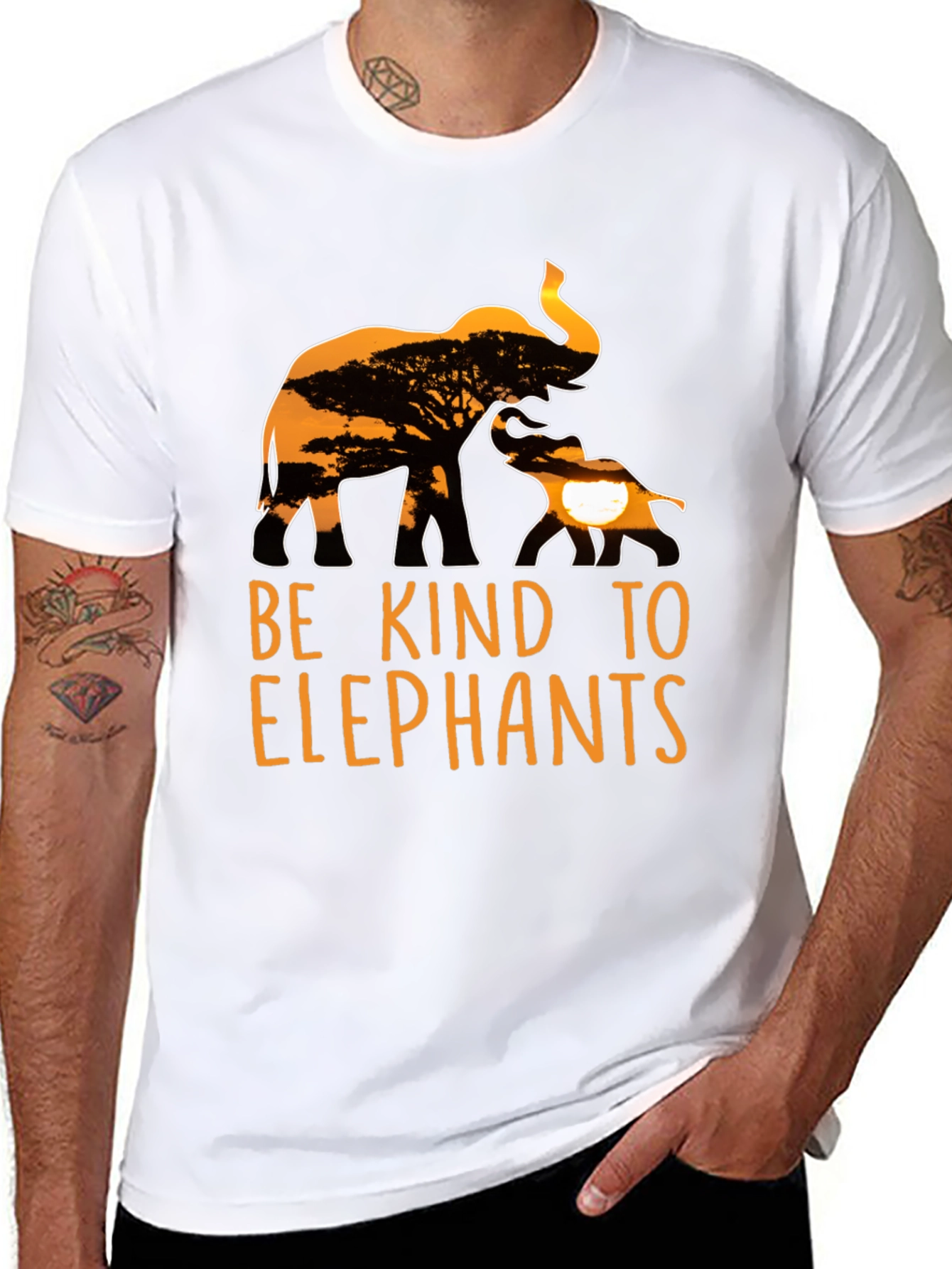Be Kind to Elephants Graphic Tee