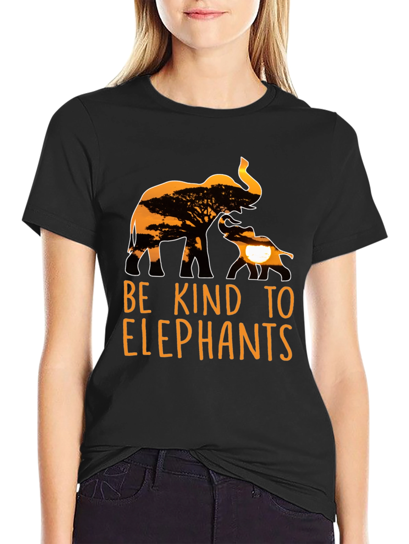 Be Kind to Elephants Graphic Tee