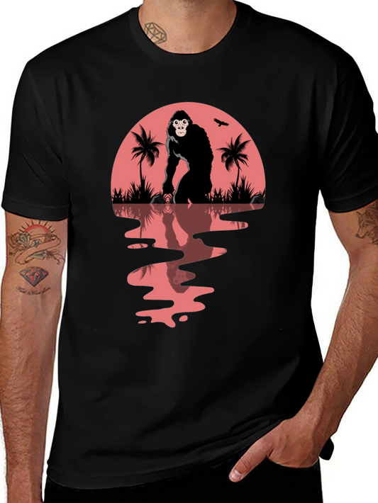 Gorilla Sunset Graphic Tee