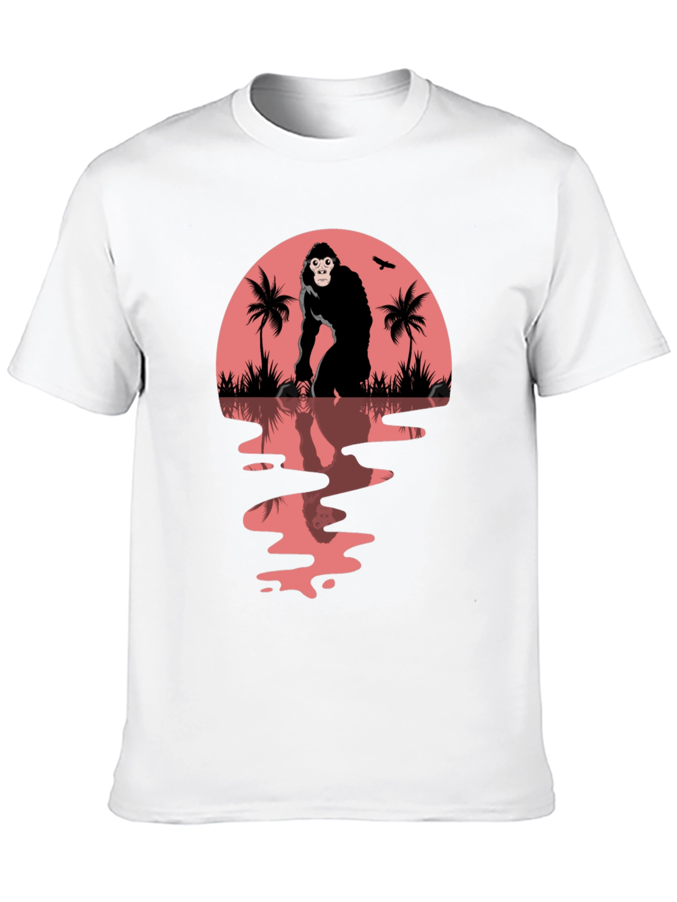 Gorilla Sunset Graphic Tee