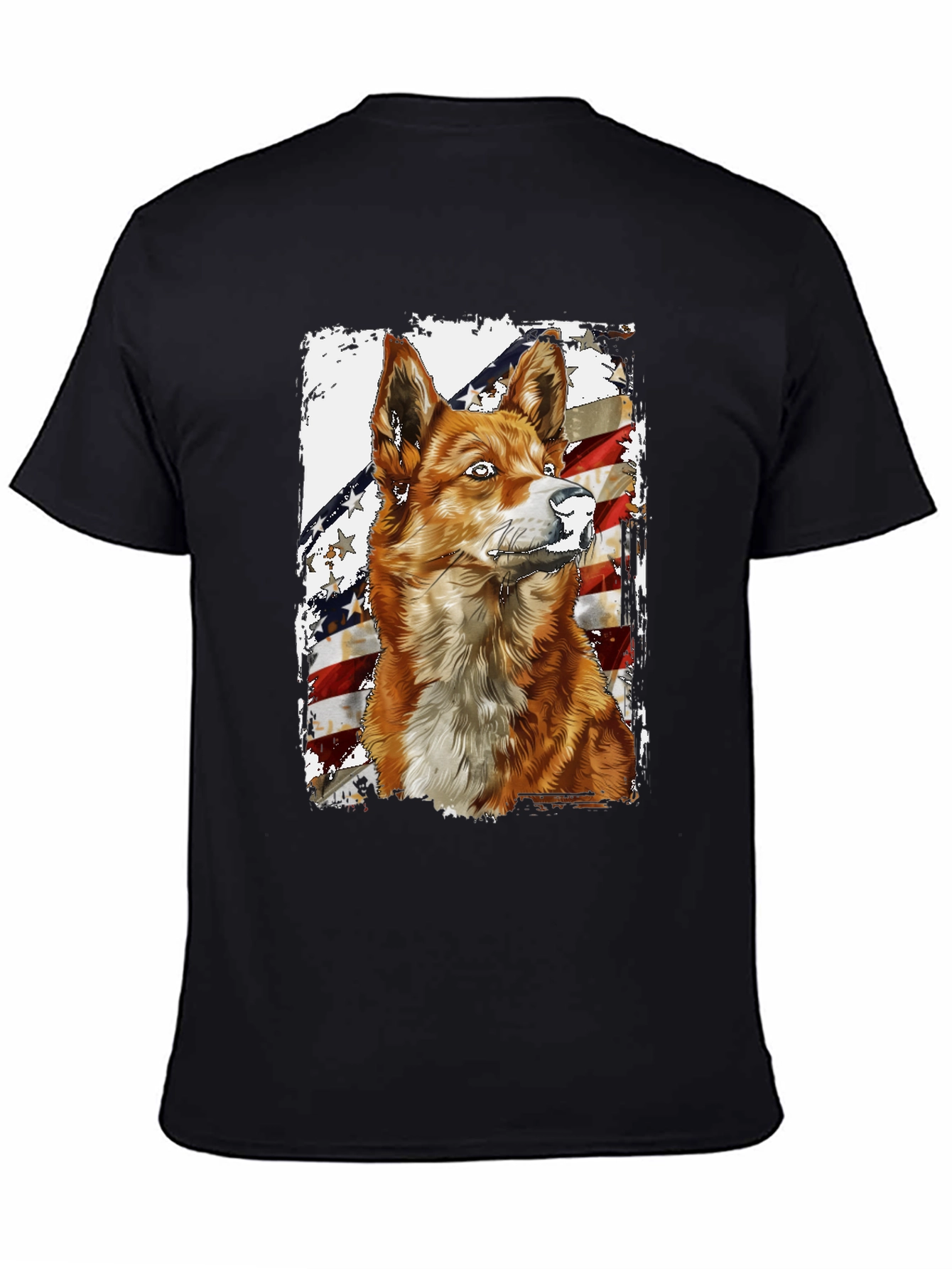 Patriotic Dog Graphic Tee